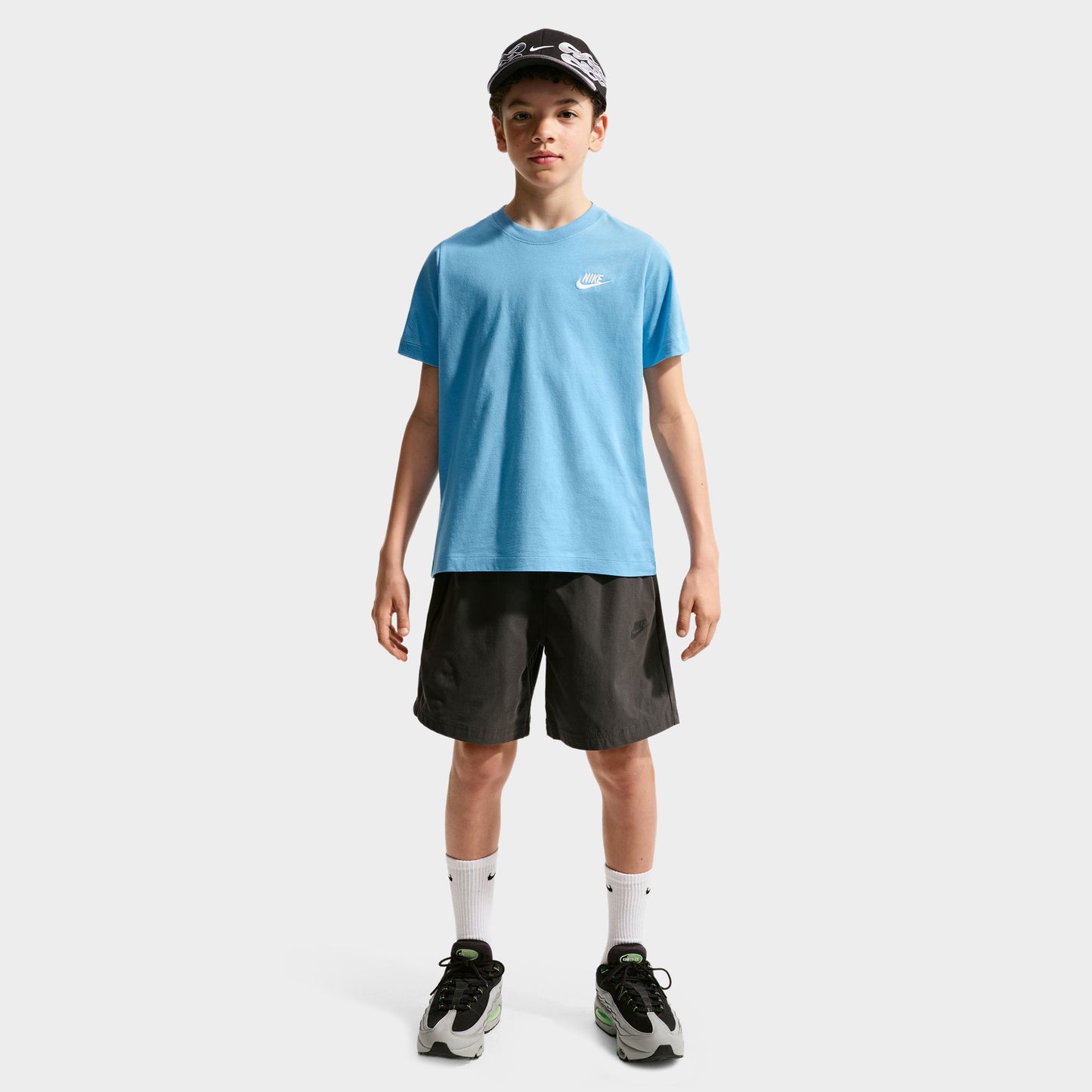 Nike T-shirt Futura pour enfant - bleu football