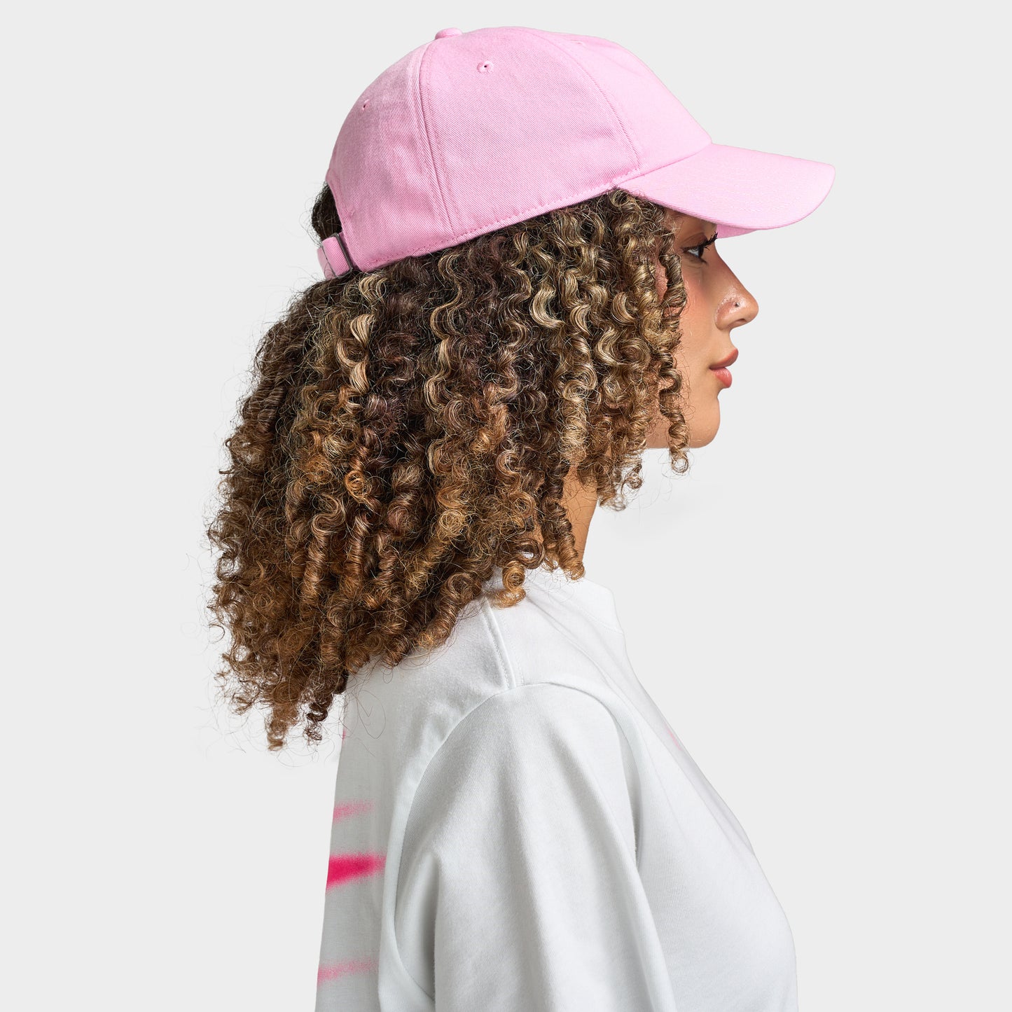 Nike Club Casquette non structurée petit Swoosh Rose vif / Voile