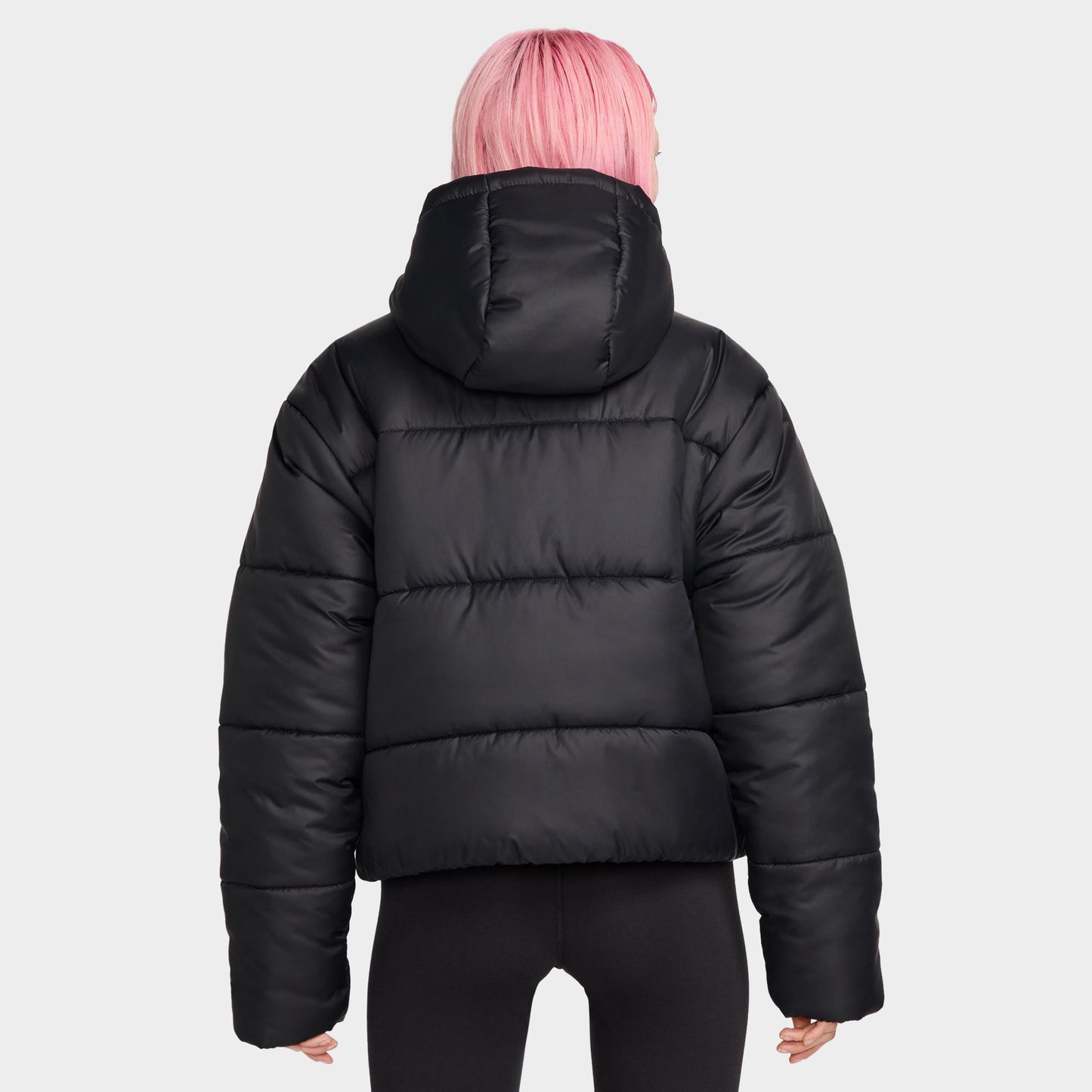 Nike Sportswear - Veste polaire classique Therma-FIT pour femme - Noir / Blanc