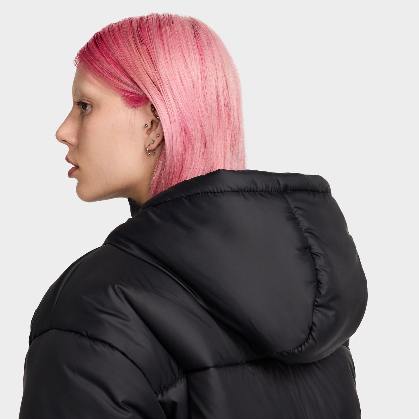 Nike Sportswear - Veste polaire classique Therma-FIT pour femme - Noir / Blanc
