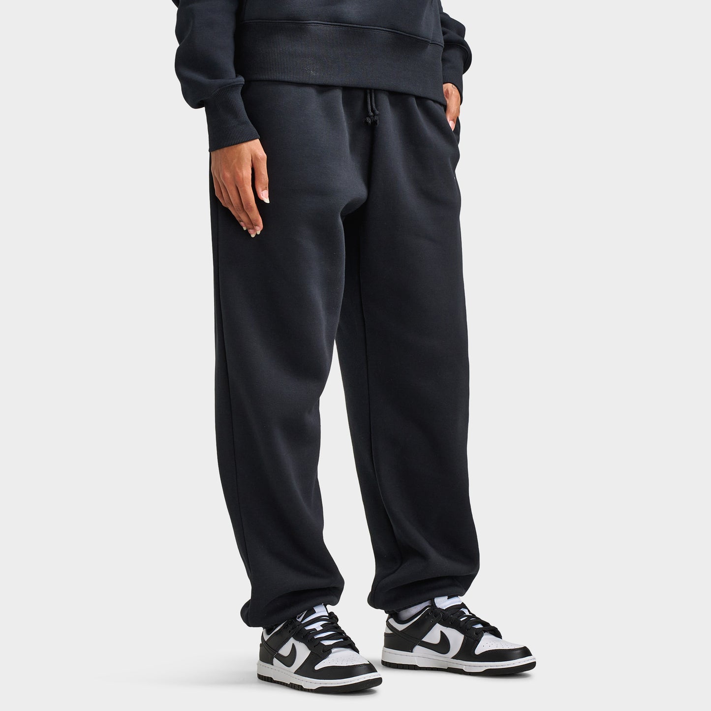 Nike Sportswear Femmes Phoenix Fleece Pantalons Noir/ Voile