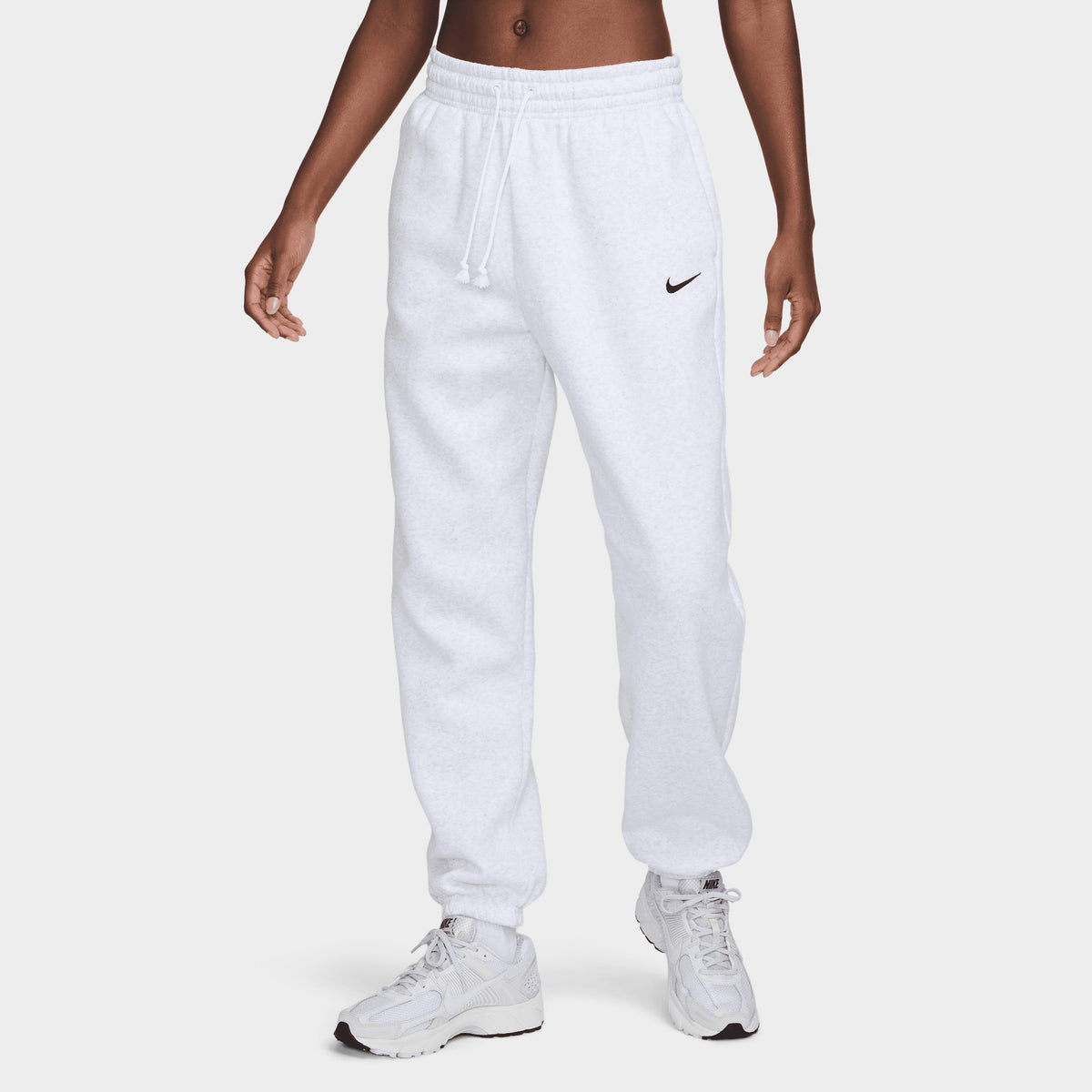 High waisted white sweatpants discount