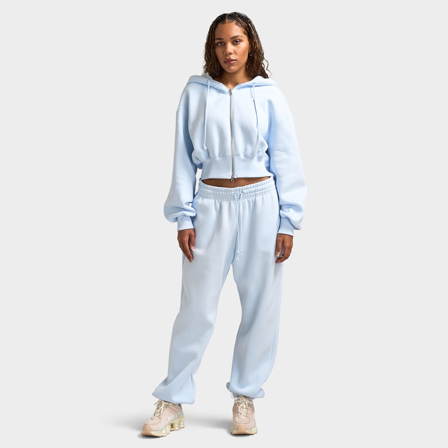 Nike Sportswear Women's Phoenix Fleece High-Waisted Oversized Sweatpants Blue Tint / Sail