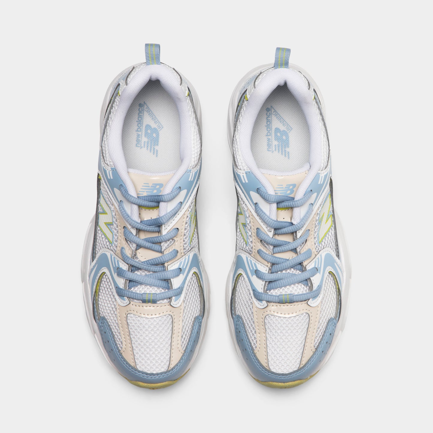 New Balance Junior 530 Gris Arctique Clair / Blanc