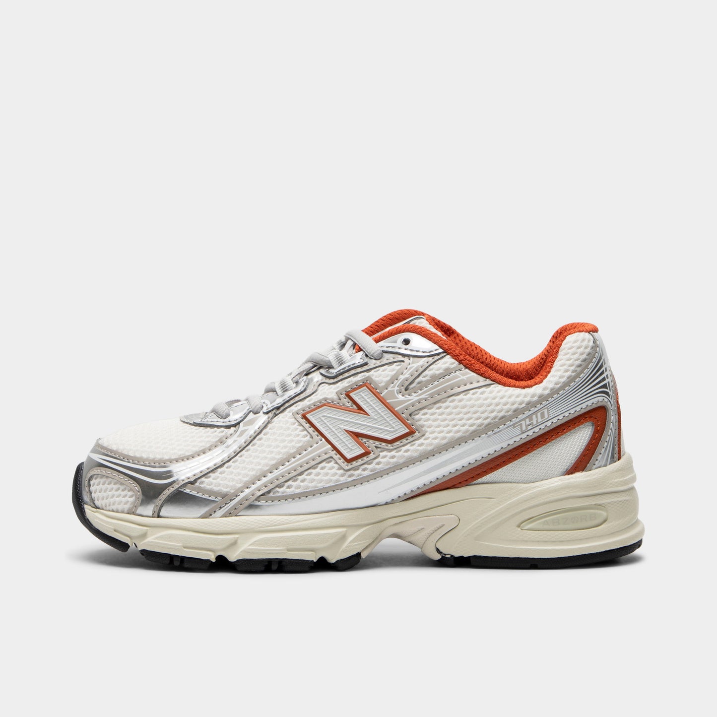 New Balance Juniors' 740 Silver Metallic / Cinnamon