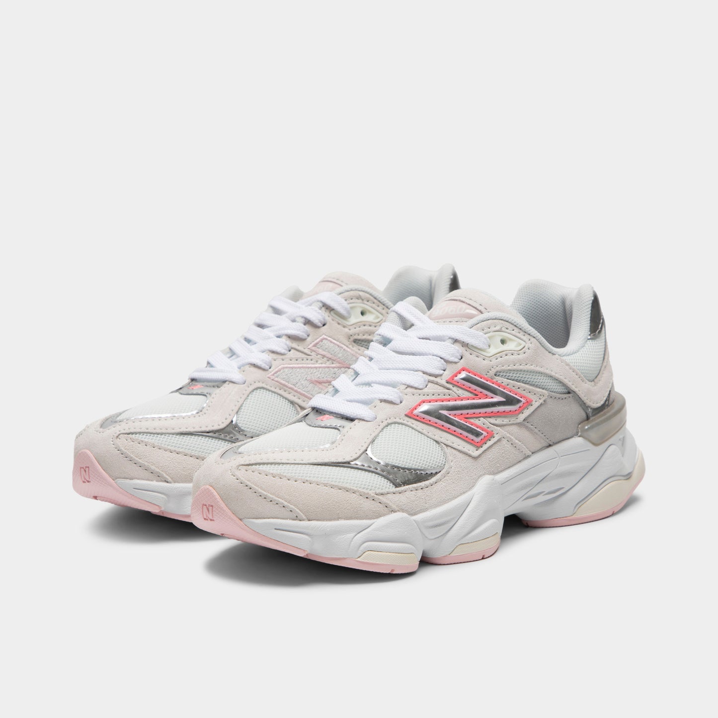 New Balance Junior 9060 Blanc / Rose