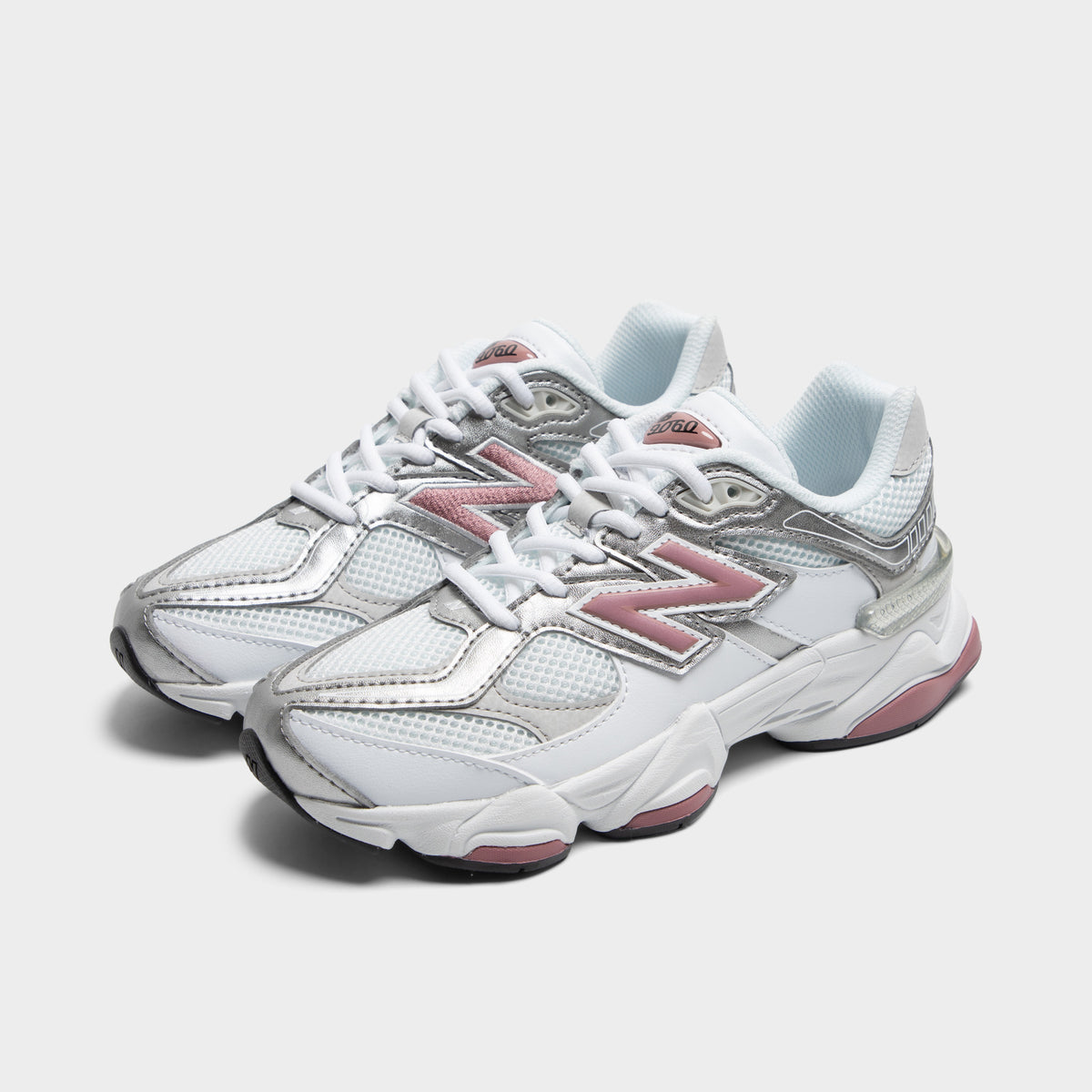New Balance Junior 9060 Blanc / Bois de rose