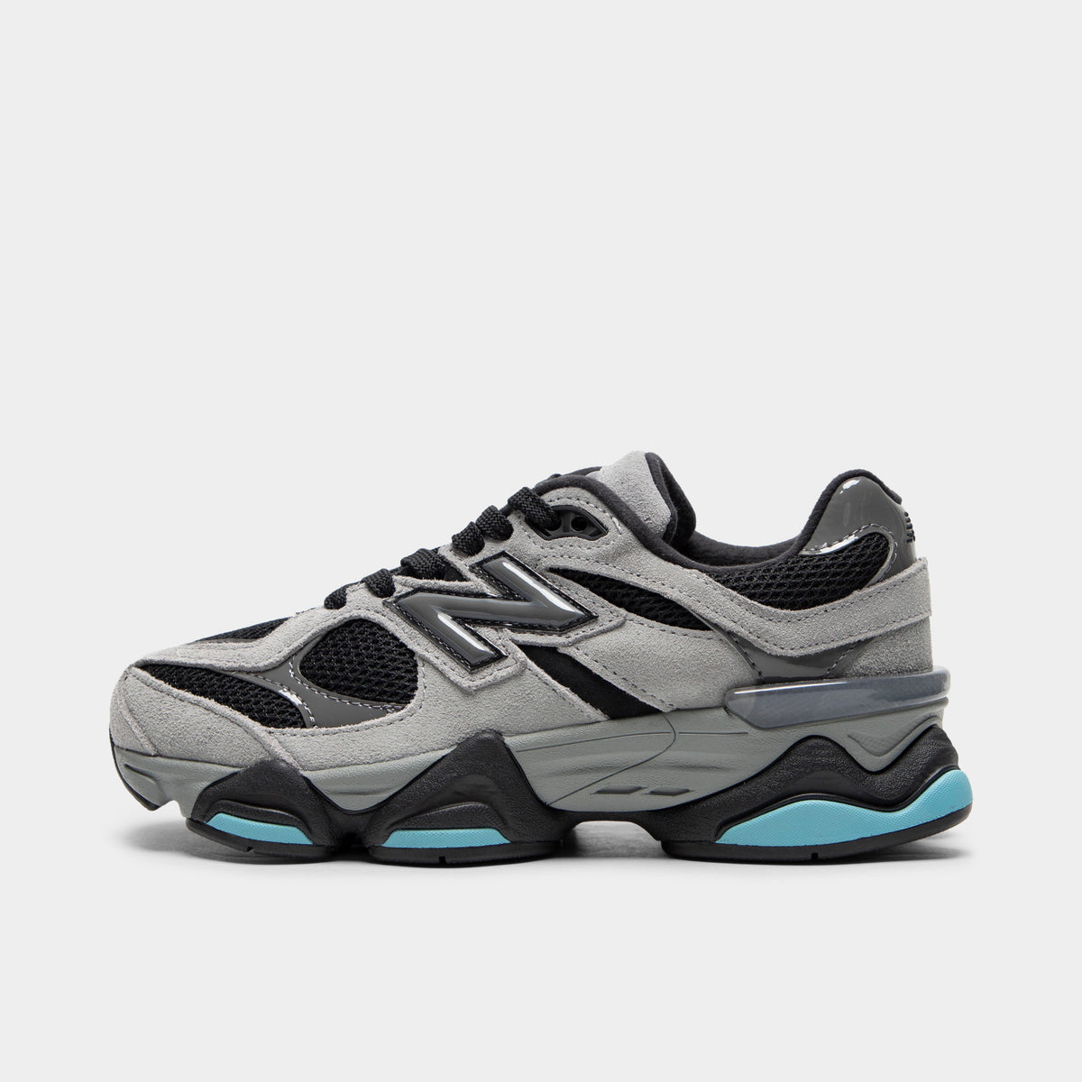New Balance 9060 Junior Noir / Bleu Taffy - Gris Sel