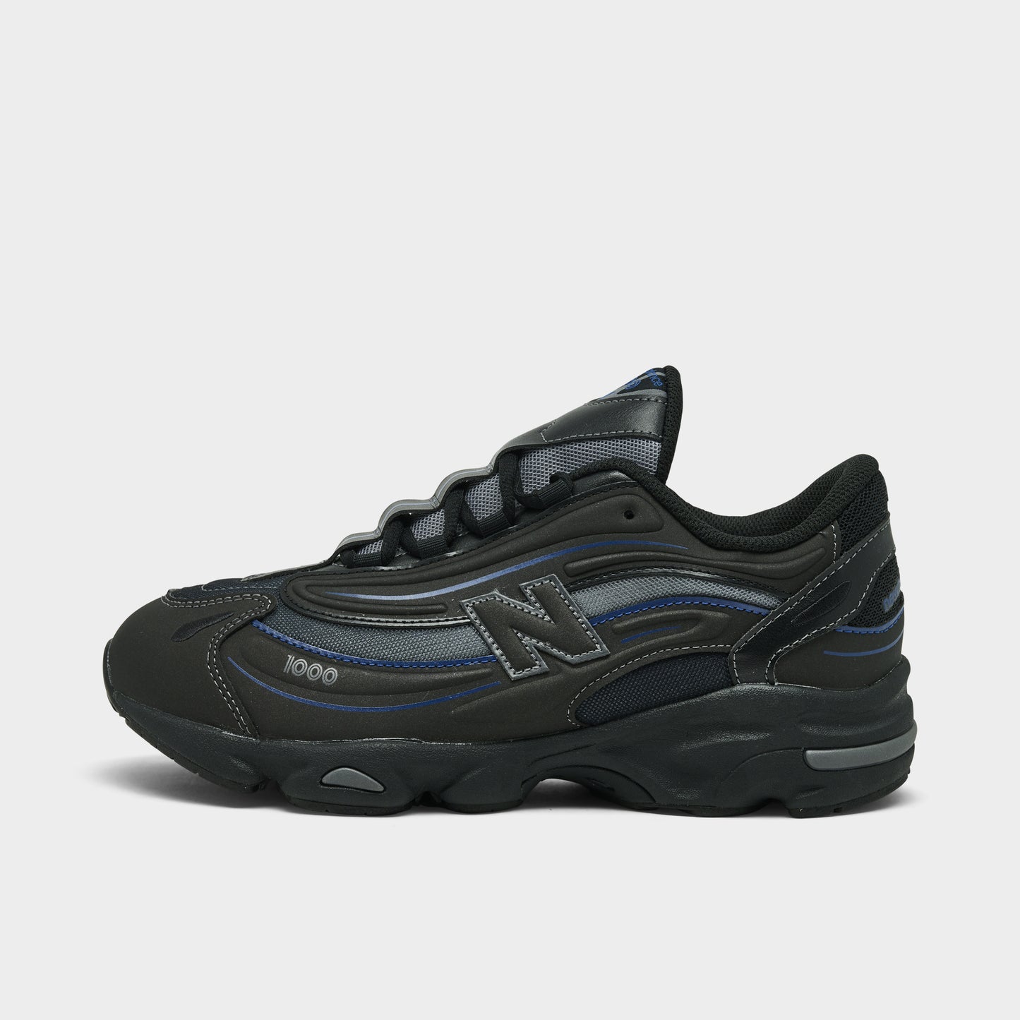 New Balance Juniors' 1000 Black / Galaxy Blue