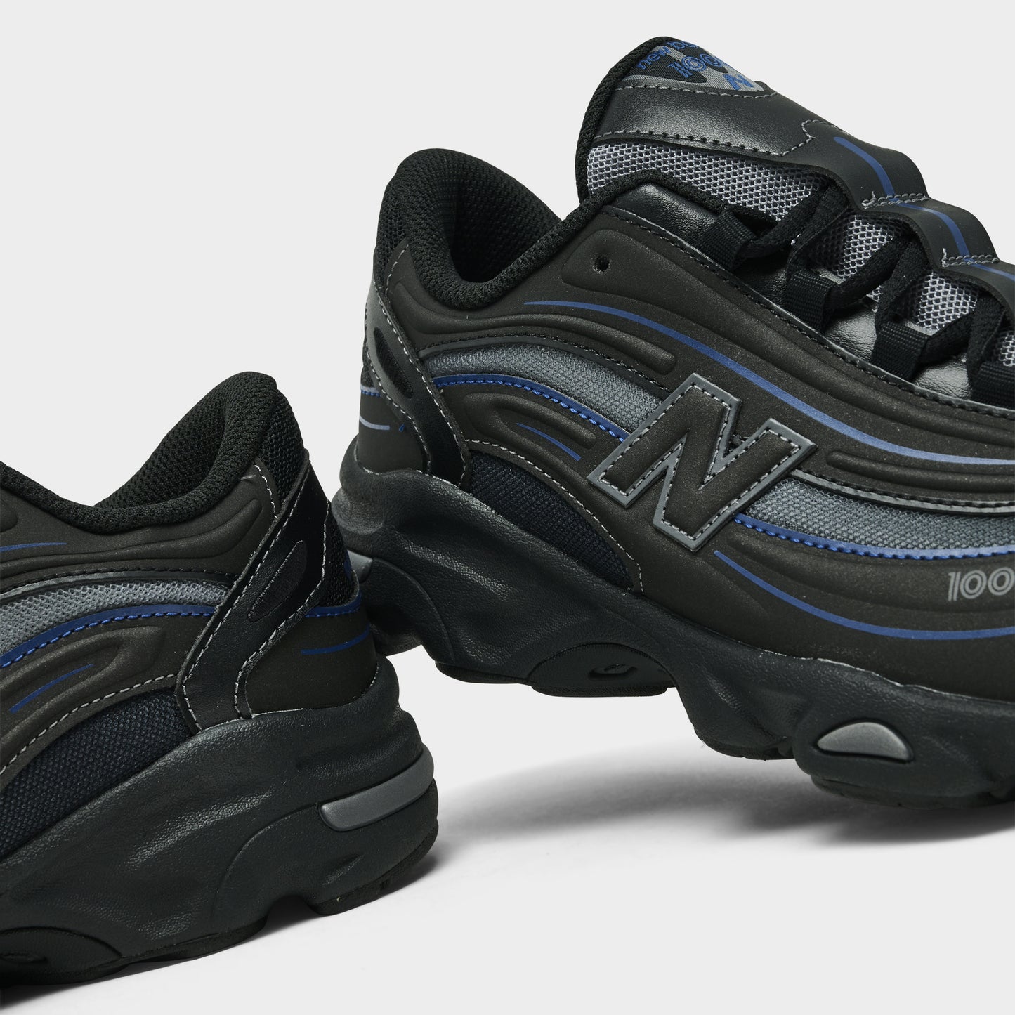 New Balance Juniors' 1000 Black / Galaxy Blue