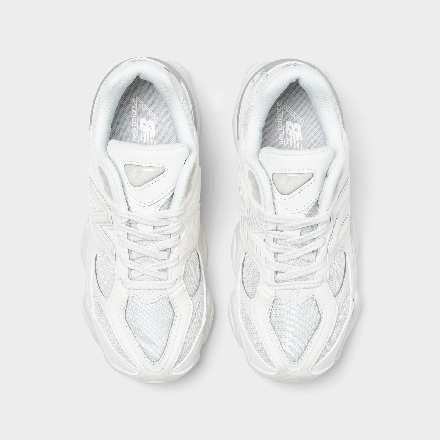 New Balance Juniors' 9060 White / White