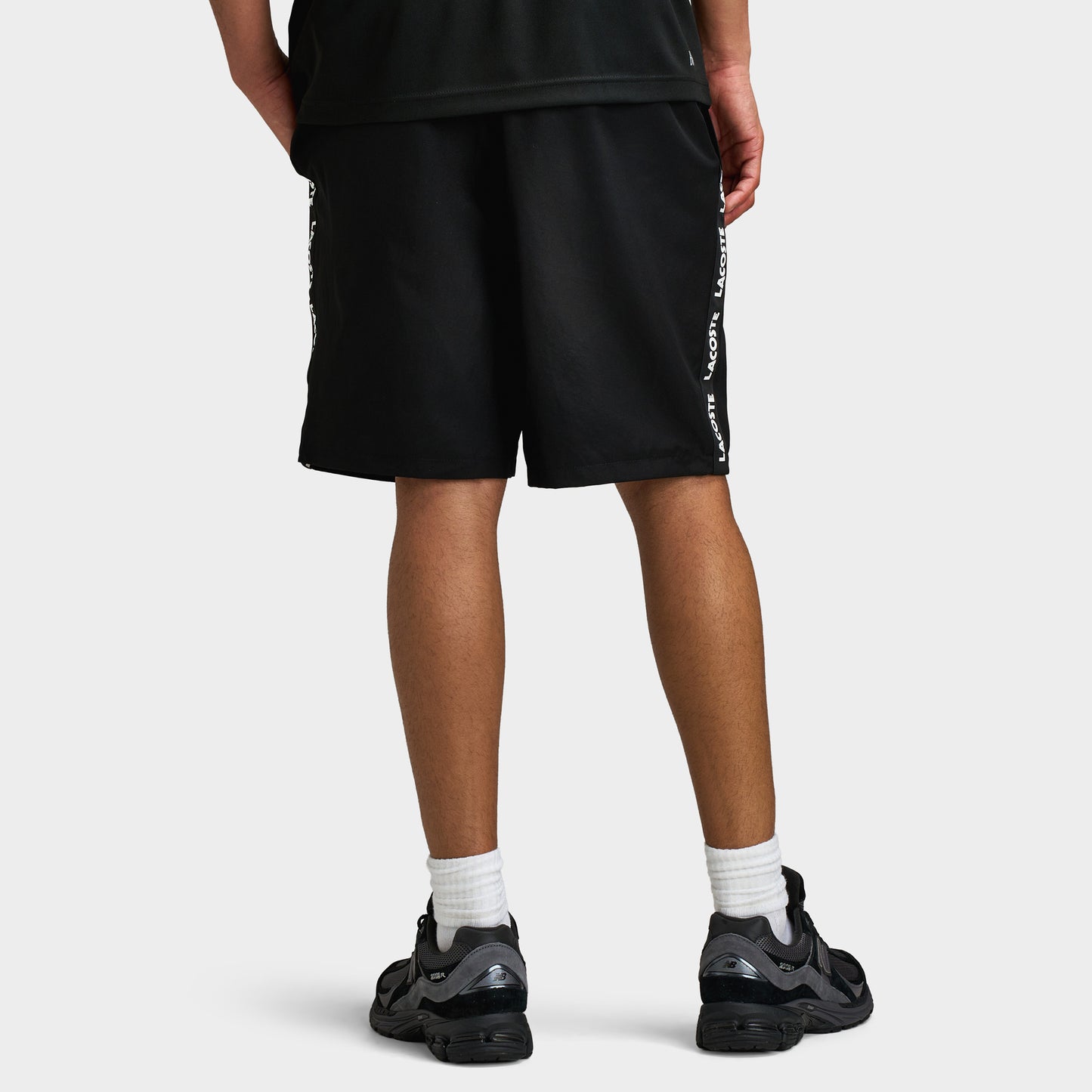 Lacoste Croc Woven Tape Short / Black