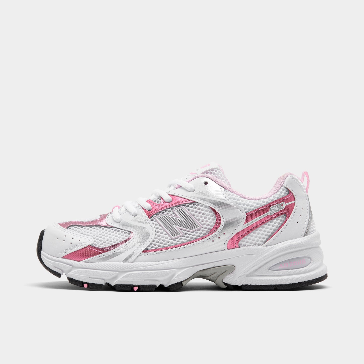 New Balance Juniors' 530 White / Pink - Silver
