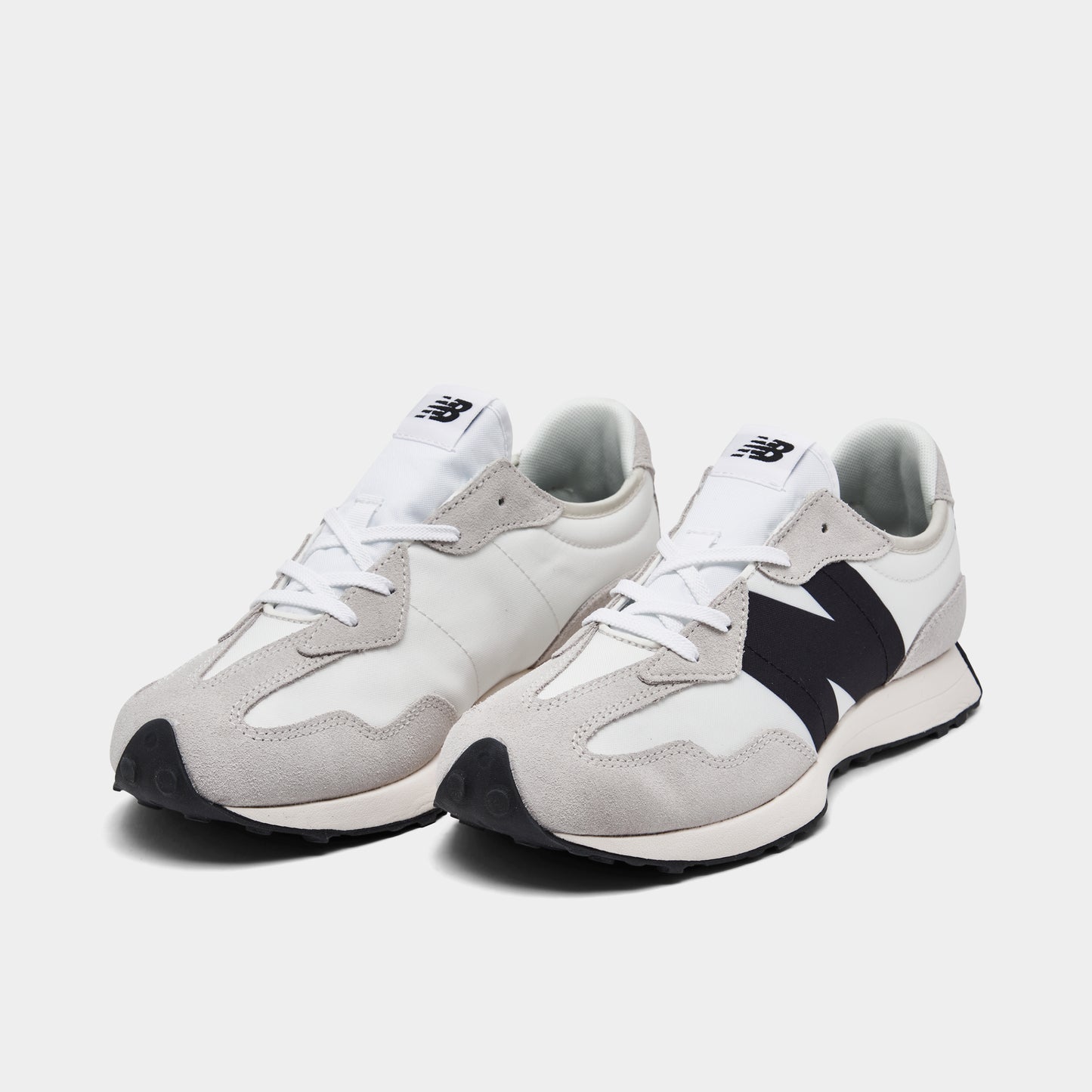 New Balance Juniors' GS327FE Silver Birch / Black