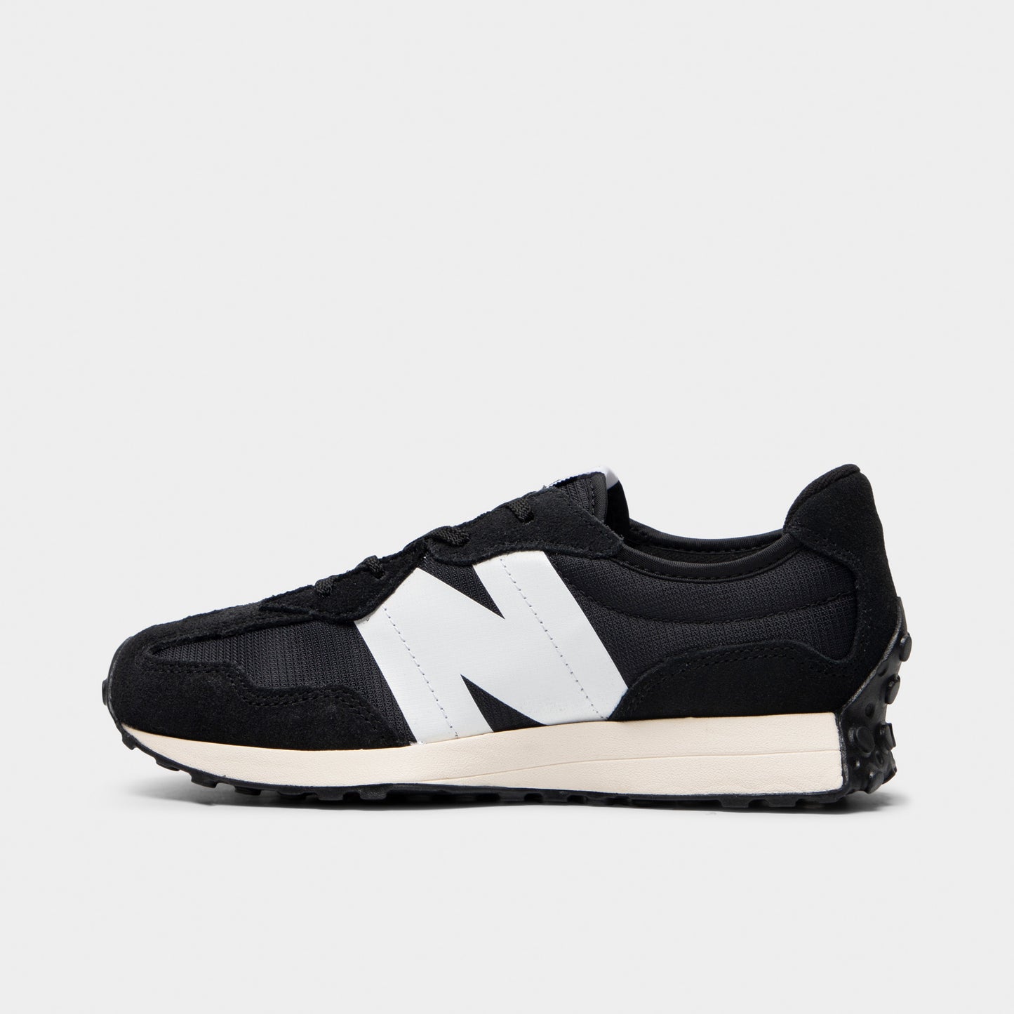 New Balance Juniors' 327 Black / White