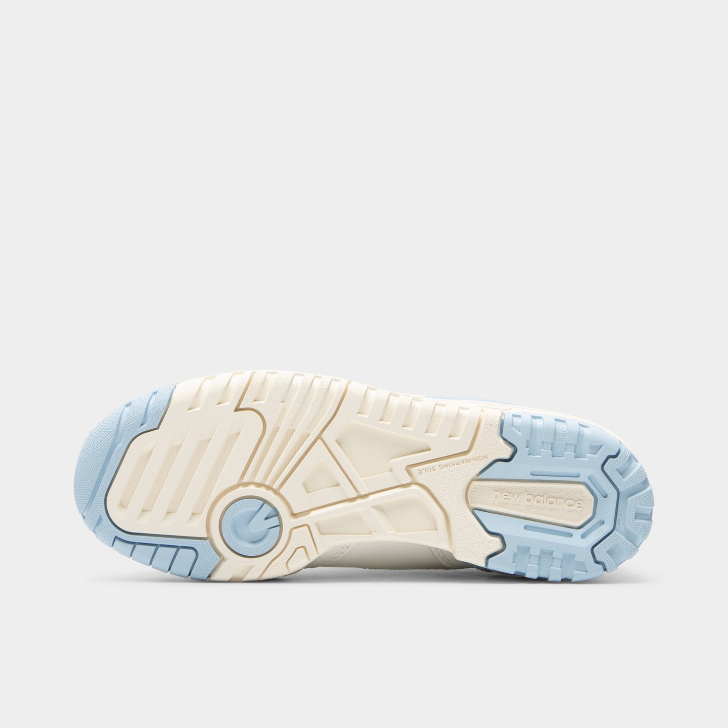 New Balance Juniors' 550 White / Light Blue
