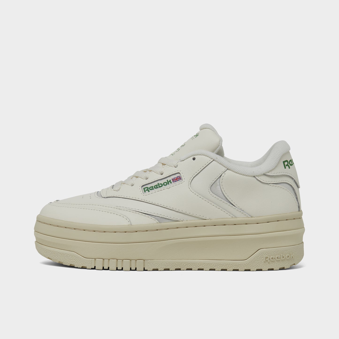 Reebok Femmes Club C Extra Chalk / Vert