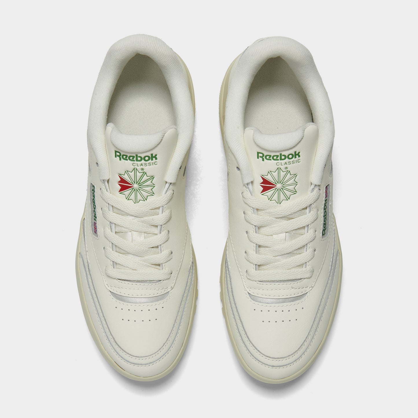 Reebok Femmes Club C Extra Chalk / Vert