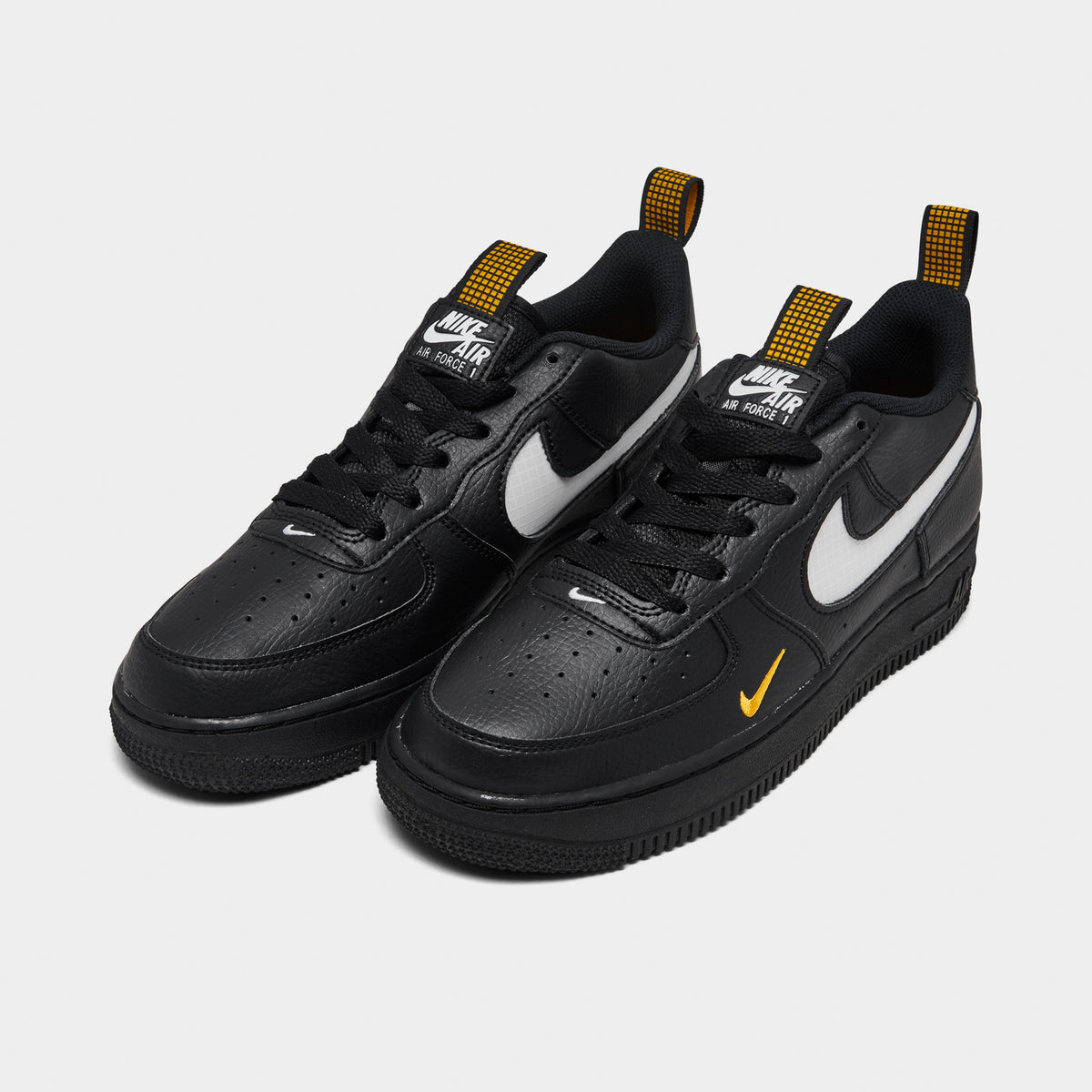 Black white gold air force ones hotsell