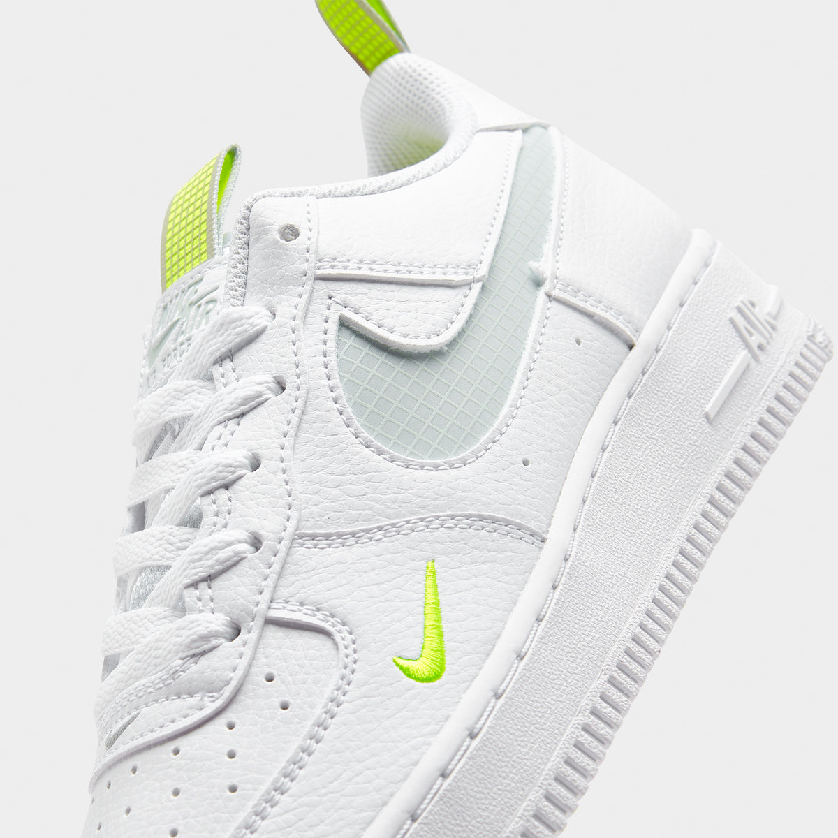 Nike Air Force 1 LV8 GS White Light Silver Volt JD Sports