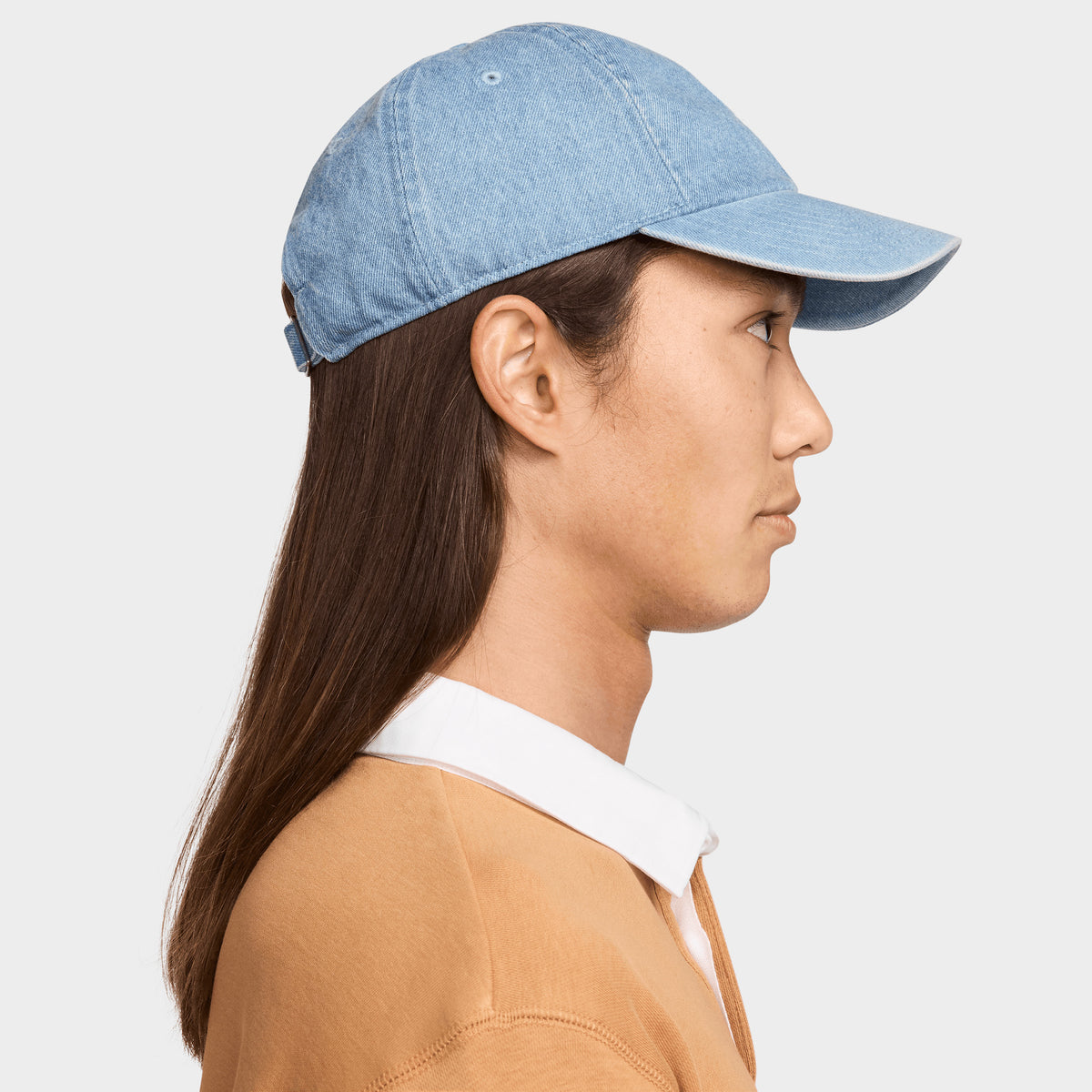 Nike Club Unstructured Denim Cap Aegean Storm Thunder Blue White JD Sports