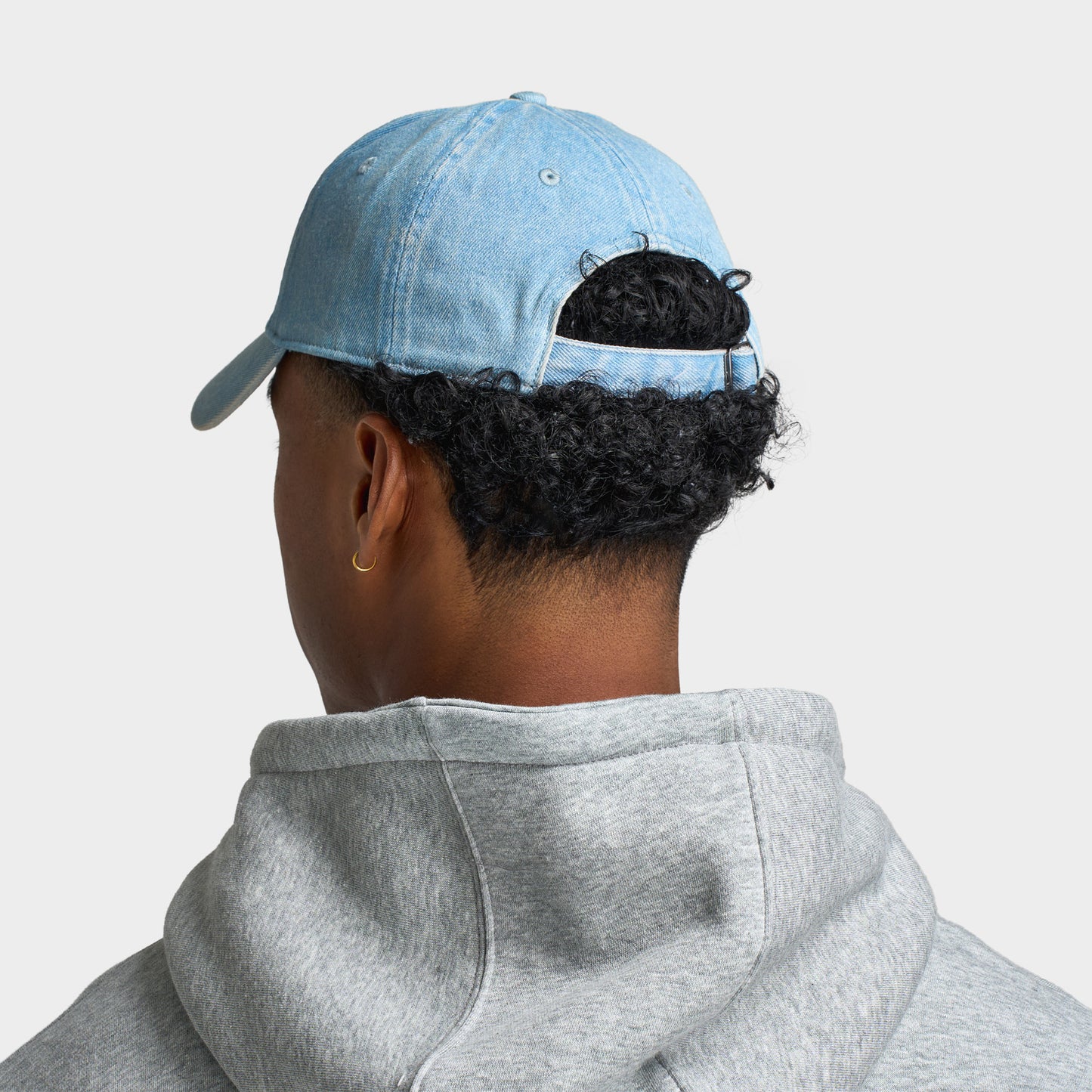 Nike Club Unstructured Denim Cap Aegean Storm / Thunder Blue - White