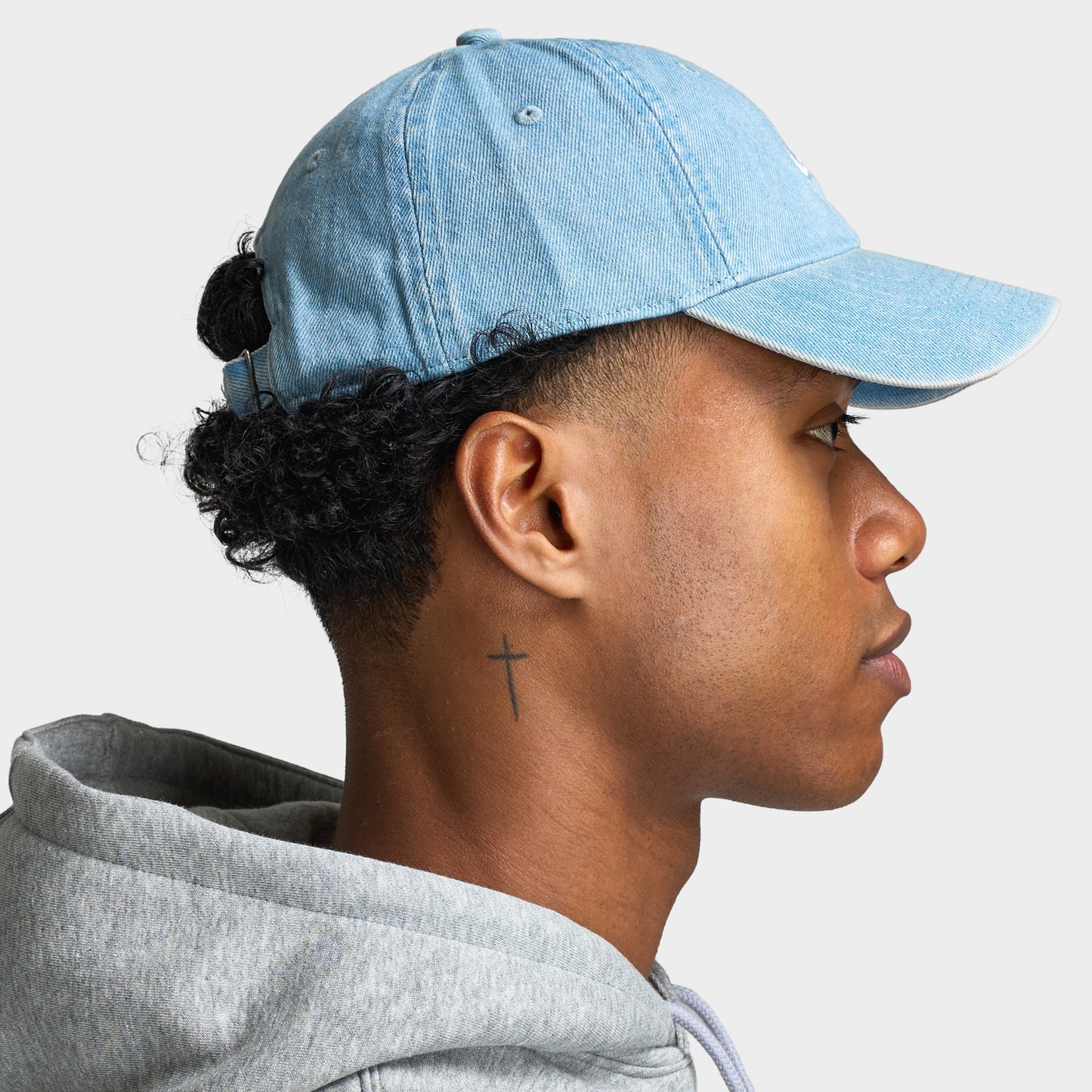 Nike Club Unstructured Denim Cap Aegean Storm / Thunder Blue - White