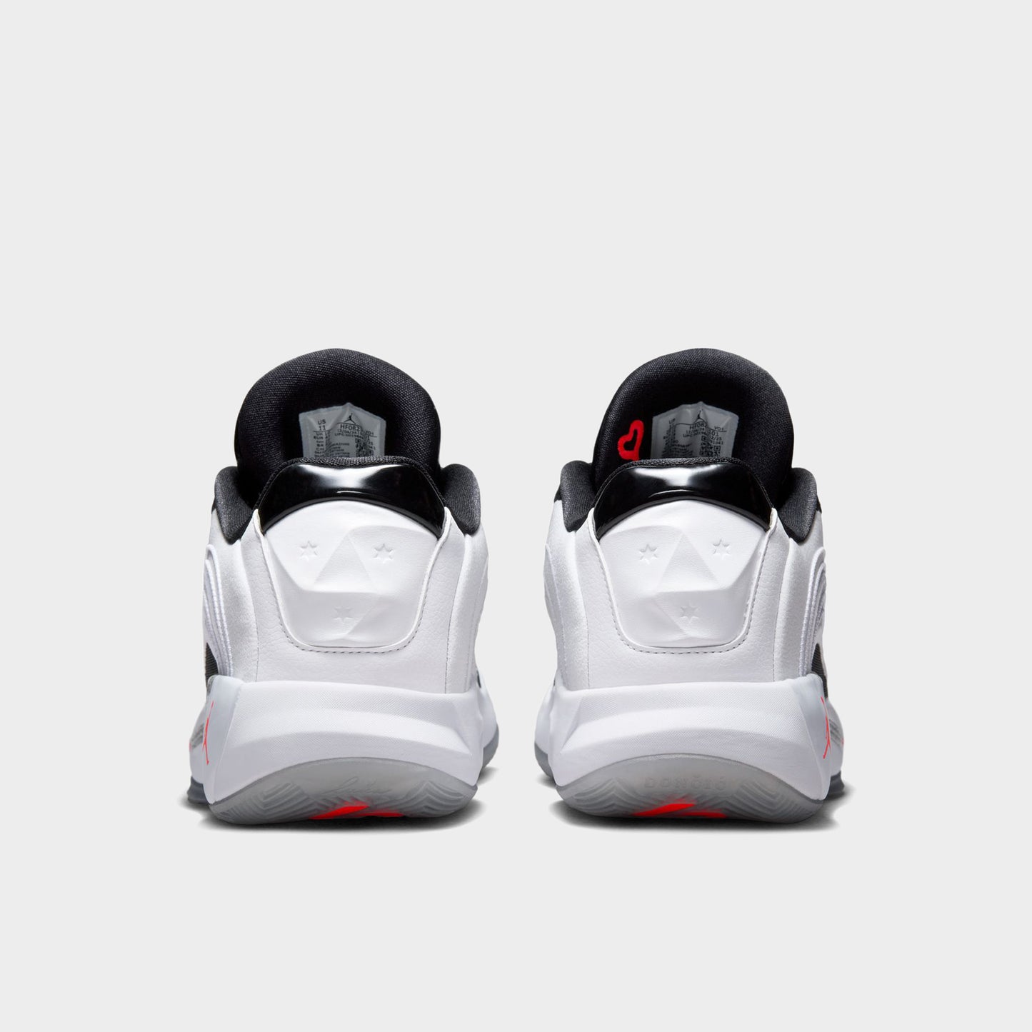 Jordan Luka 4 White / Bright Crimson - Black