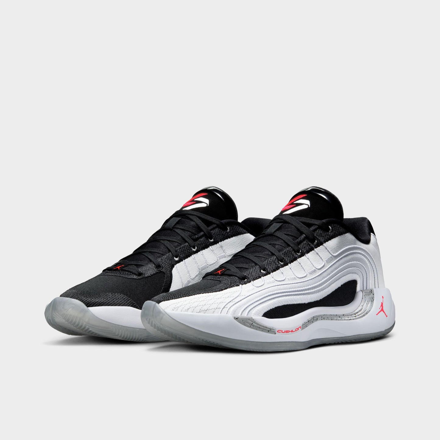 Jordan Luka 4 White / Bright Crimson - Black