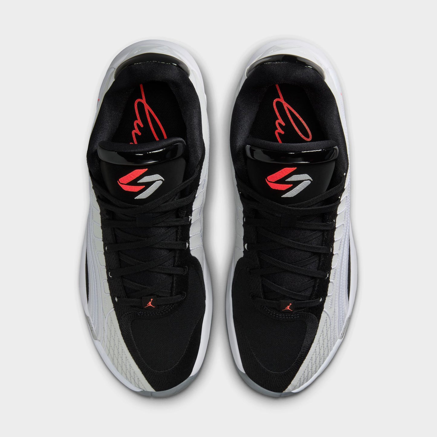 Jordan Luka 4 White / Bright Crimson - Black