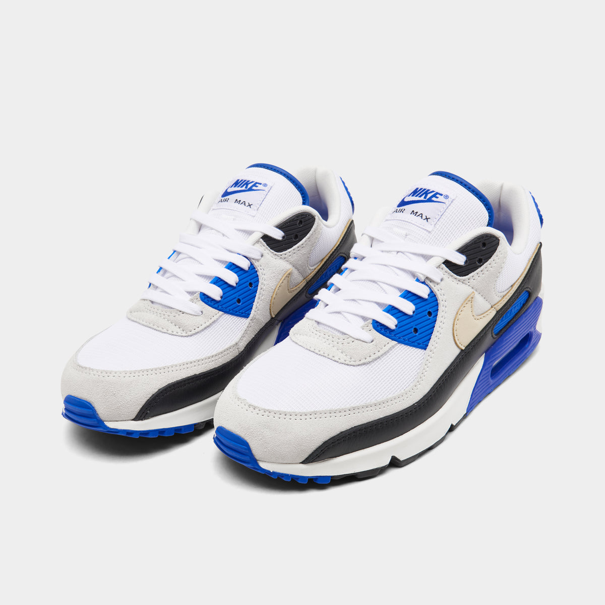 Black white and blue air max best sale