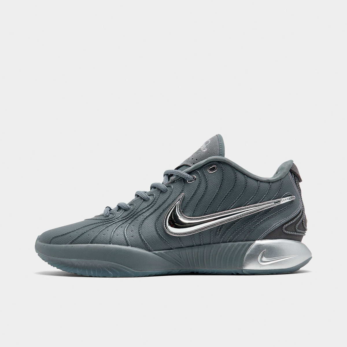 Lebron shoes gray best sale