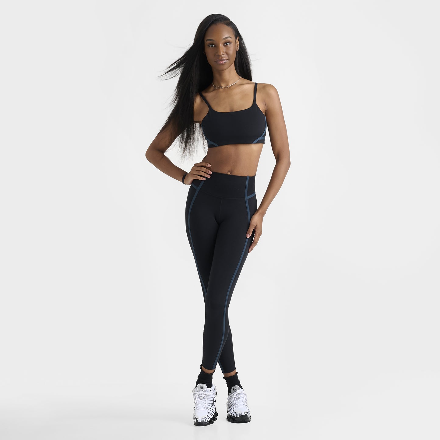 Nike One Soutien-gorge de sport convertible de maintien léger pour femme Noir / Noir - Armory Navy
