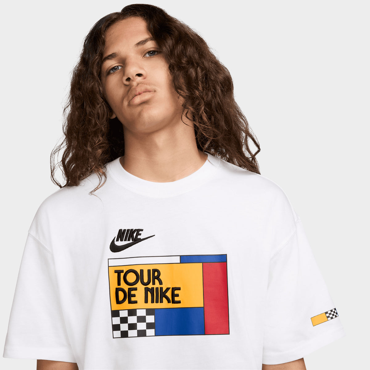 Nike Sportswear Tour de Nike Graphic T Shirt White JD Sports