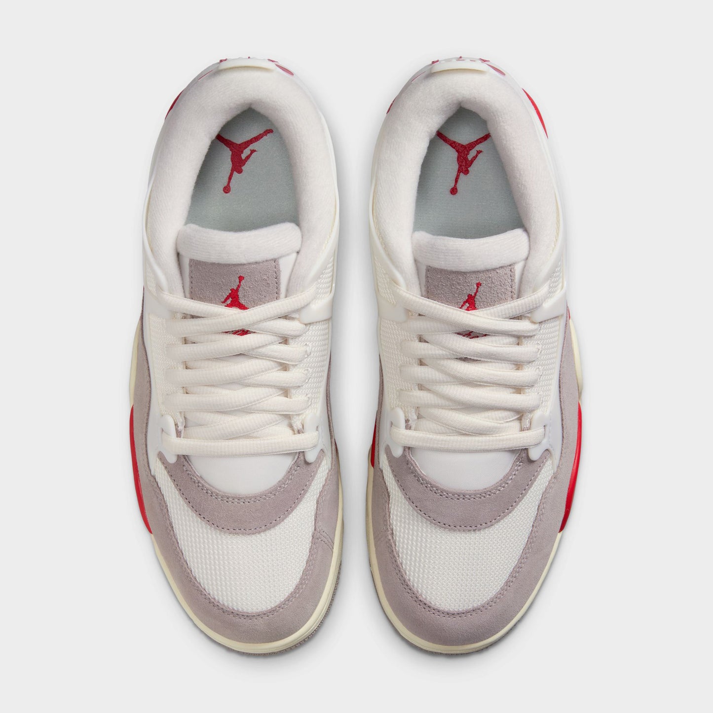 Jordan 4 RM Sail / Fire Red - College Grey - Coconut Milk