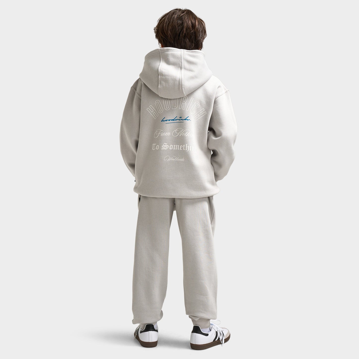 Hoodrich Juniors' Lynk Chandail à capuche gris calme / blanc - Bleu Danube