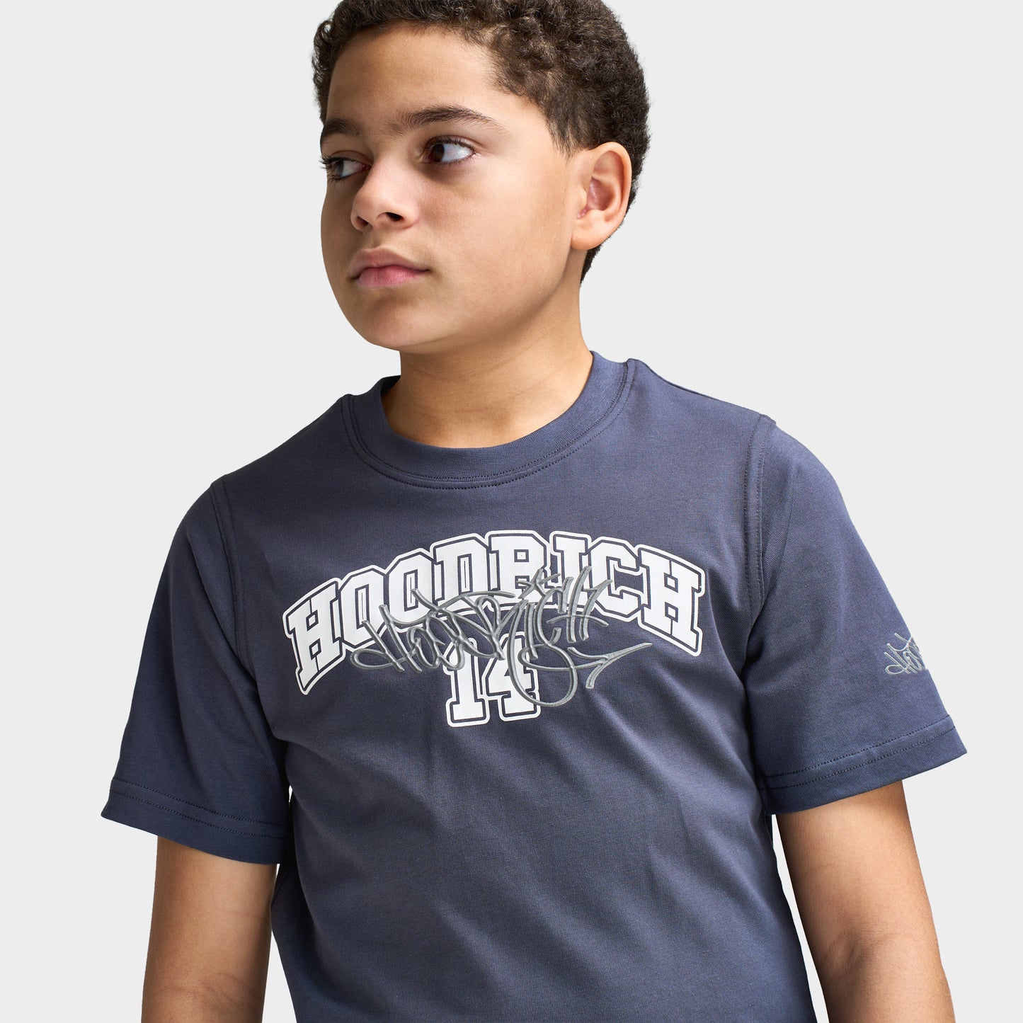 Hoodrich Junior Garçons Lyceum T-shirt Bleu Ombré/ Blanc - Monument