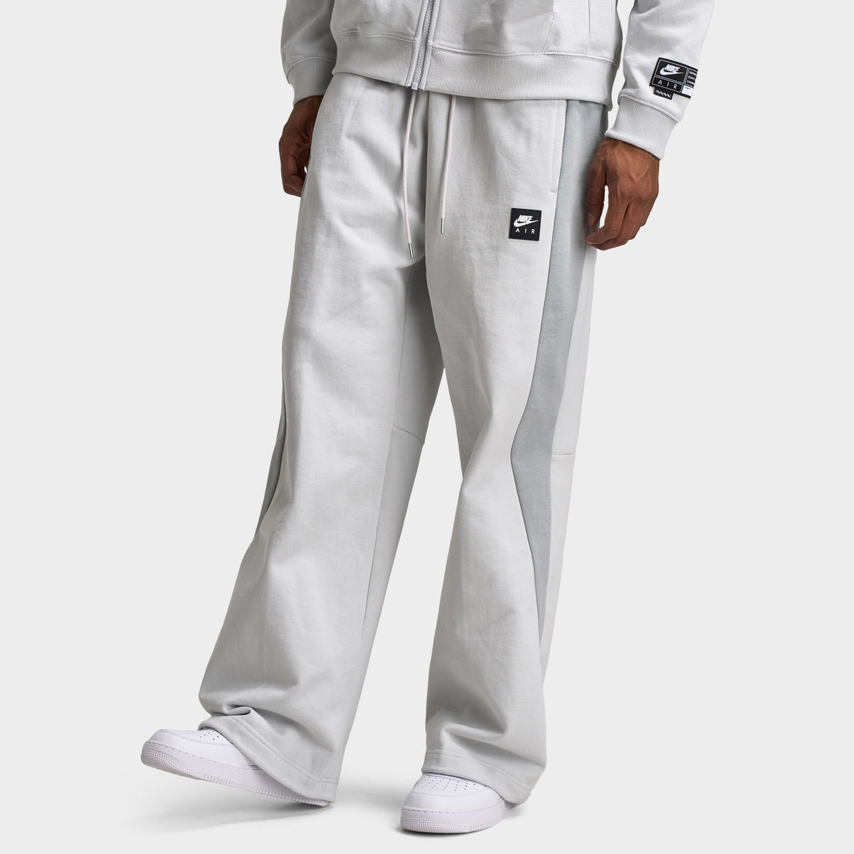 ★Nike★ Dry Fit Pants W Medium Ash Off Neuerdark Smoke Gray Nike Air Fleece Pants Photon Dust / Light Smoke Grey - Hyper