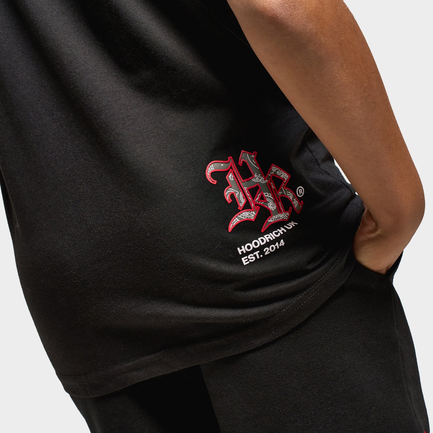 Hoodrich Junior' eterno T-shirt Noir / Blanc - Lychee