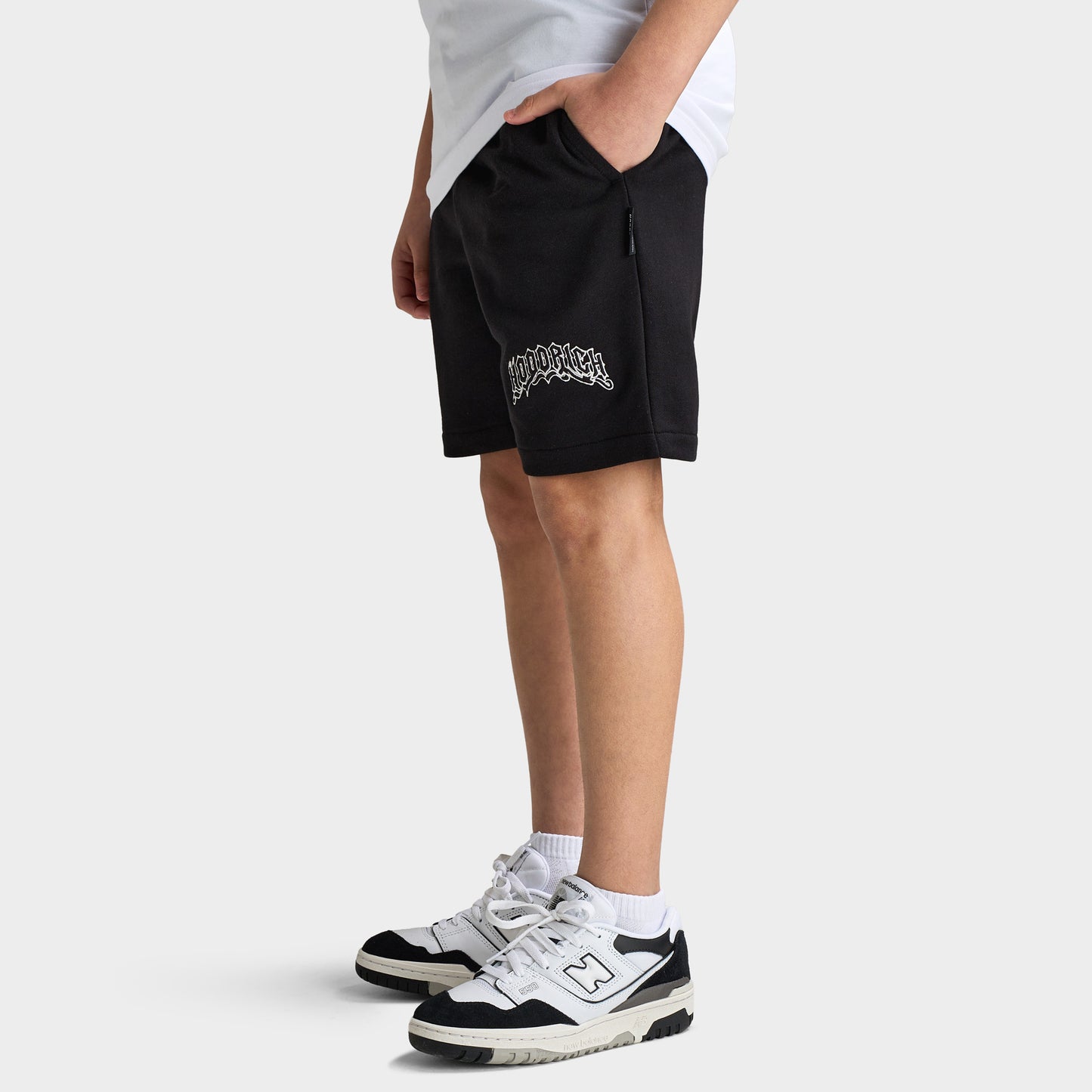 Hoodrich Junior Boy's Ritual Short Black / White