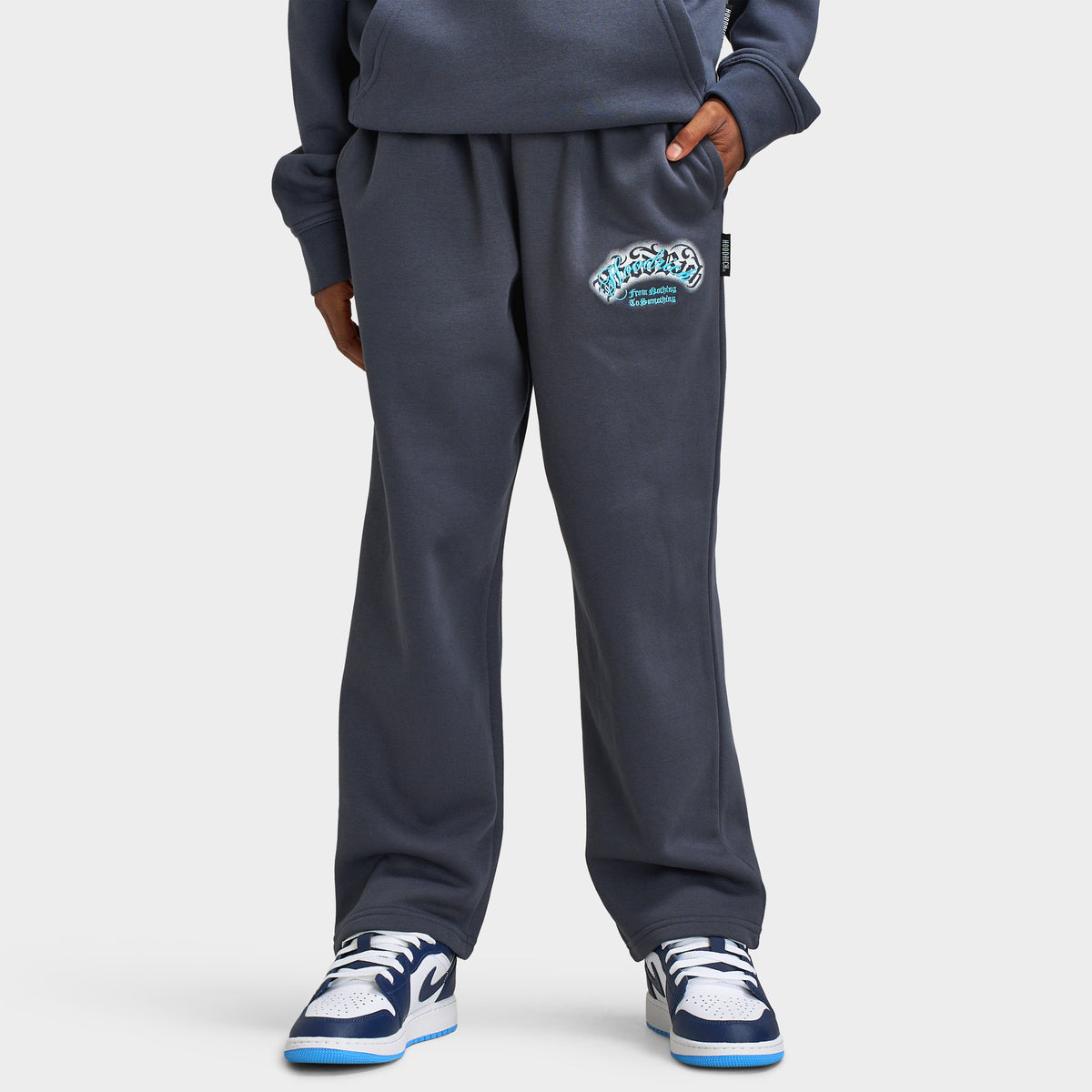 Hoodrich Juniors Sign Regular Fit Joggers Ombre Blue / Aquarius