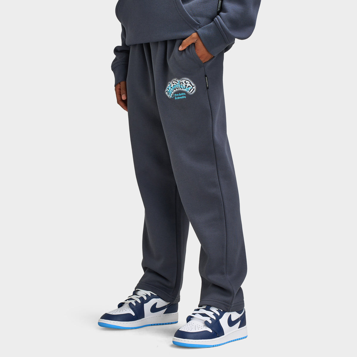Hoodrich Juniors Sign Regular Fit Joggers Ombre Blue / Aquarius