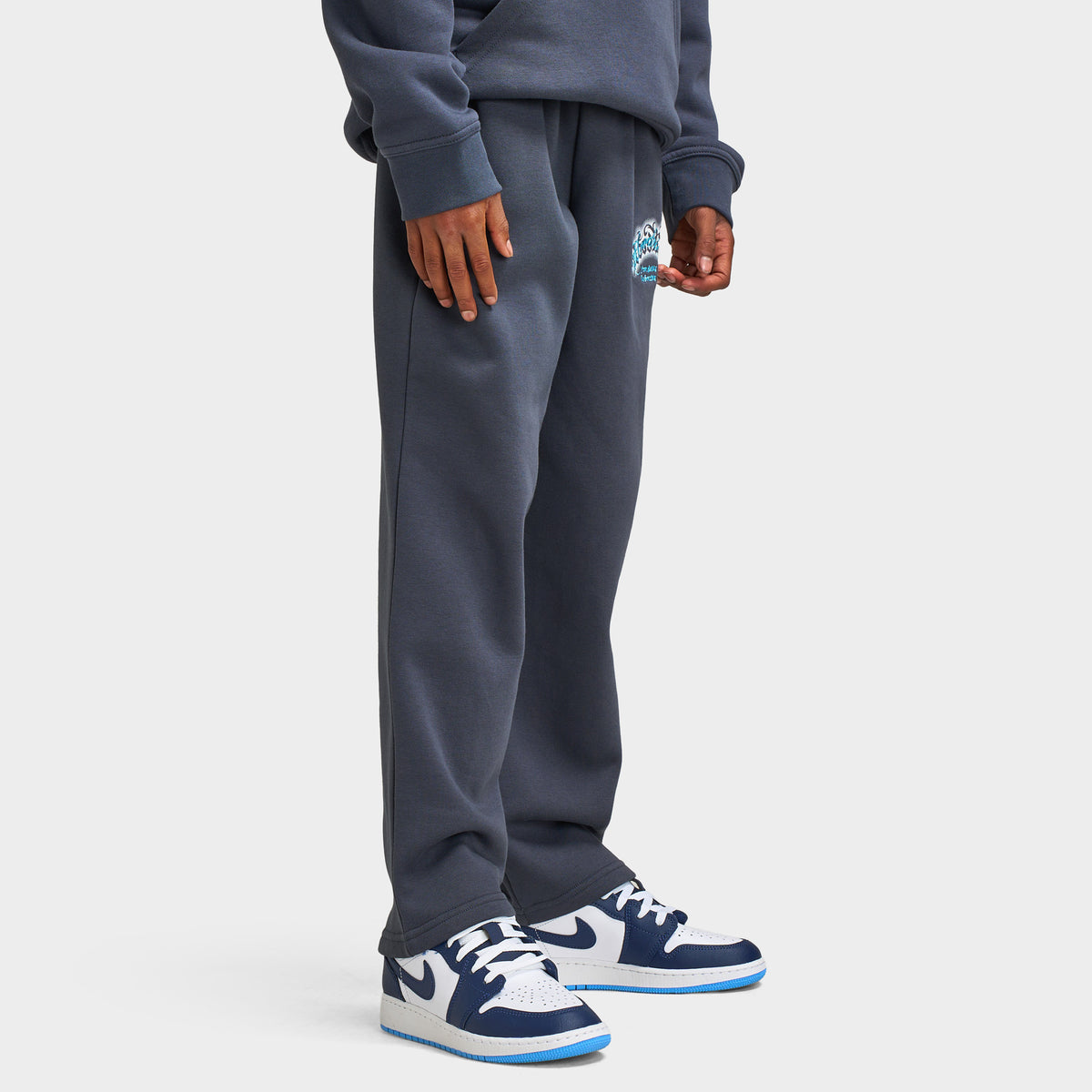 Hoodrich Juniors Sign Regular Fit Joggers Ombre Blue / Aquarius