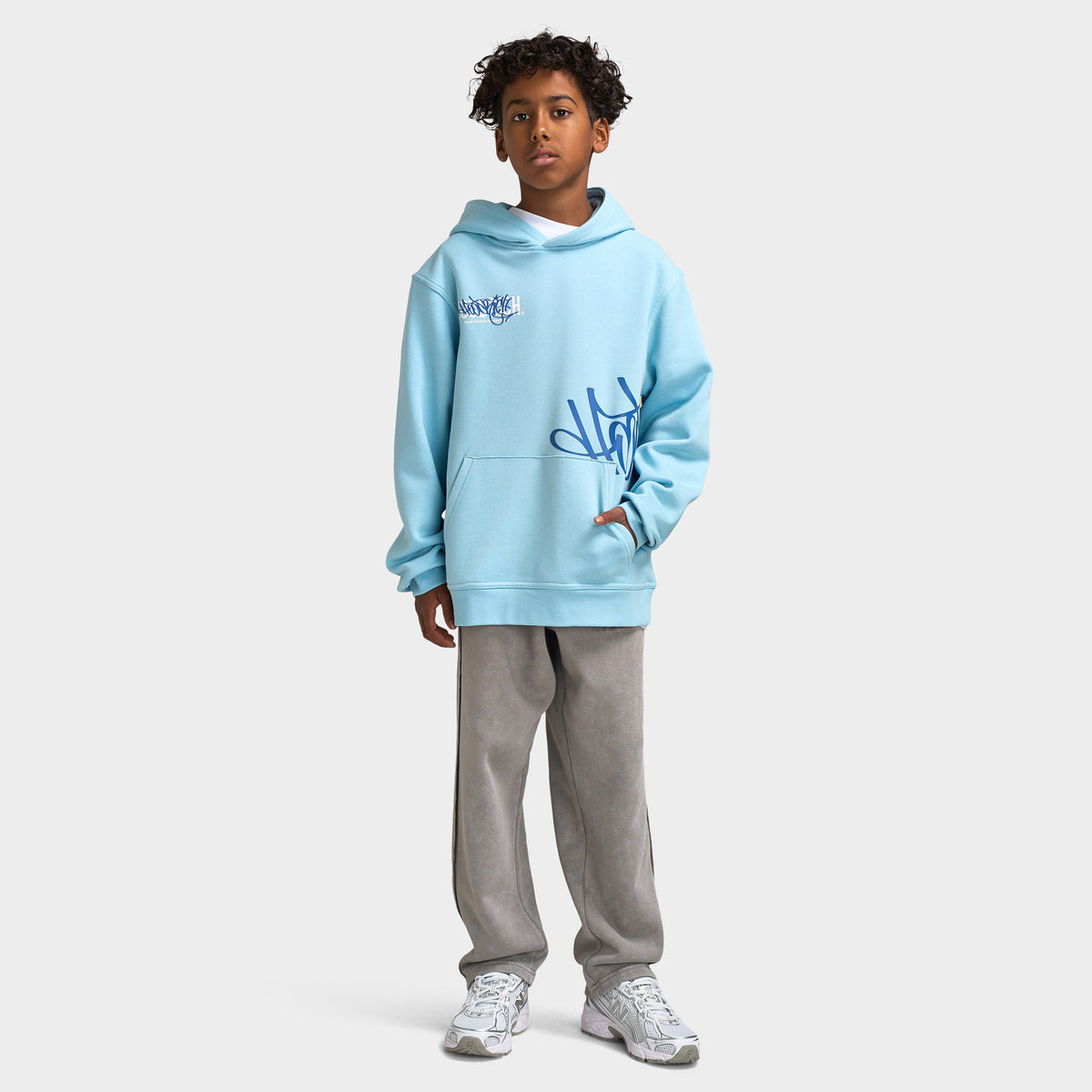 Hoodrich Juniors' Climb Oversized Hoodie / Clear Sky
