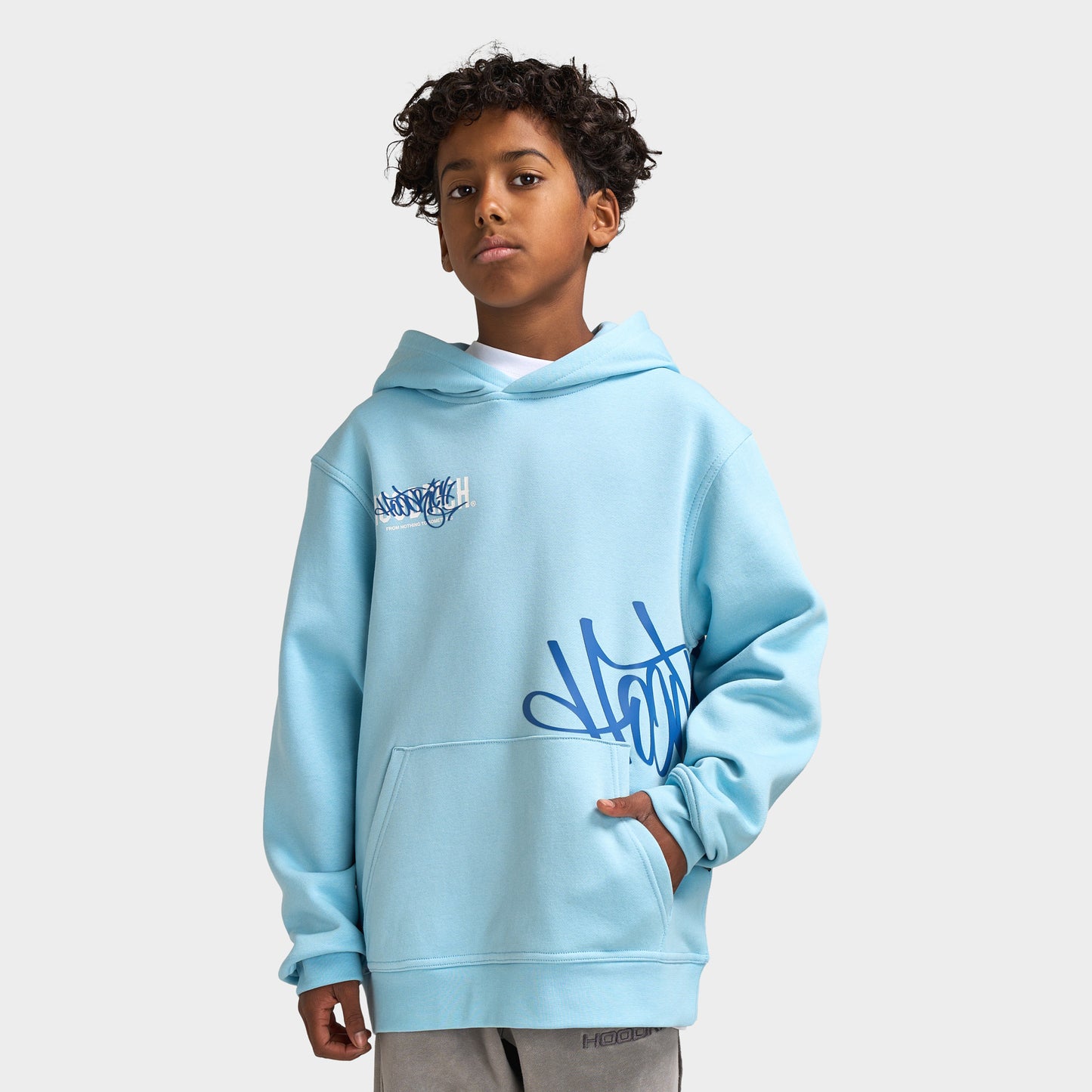 Hoodrich Juniors' Climb Oversized Hoodie / Clear Sky