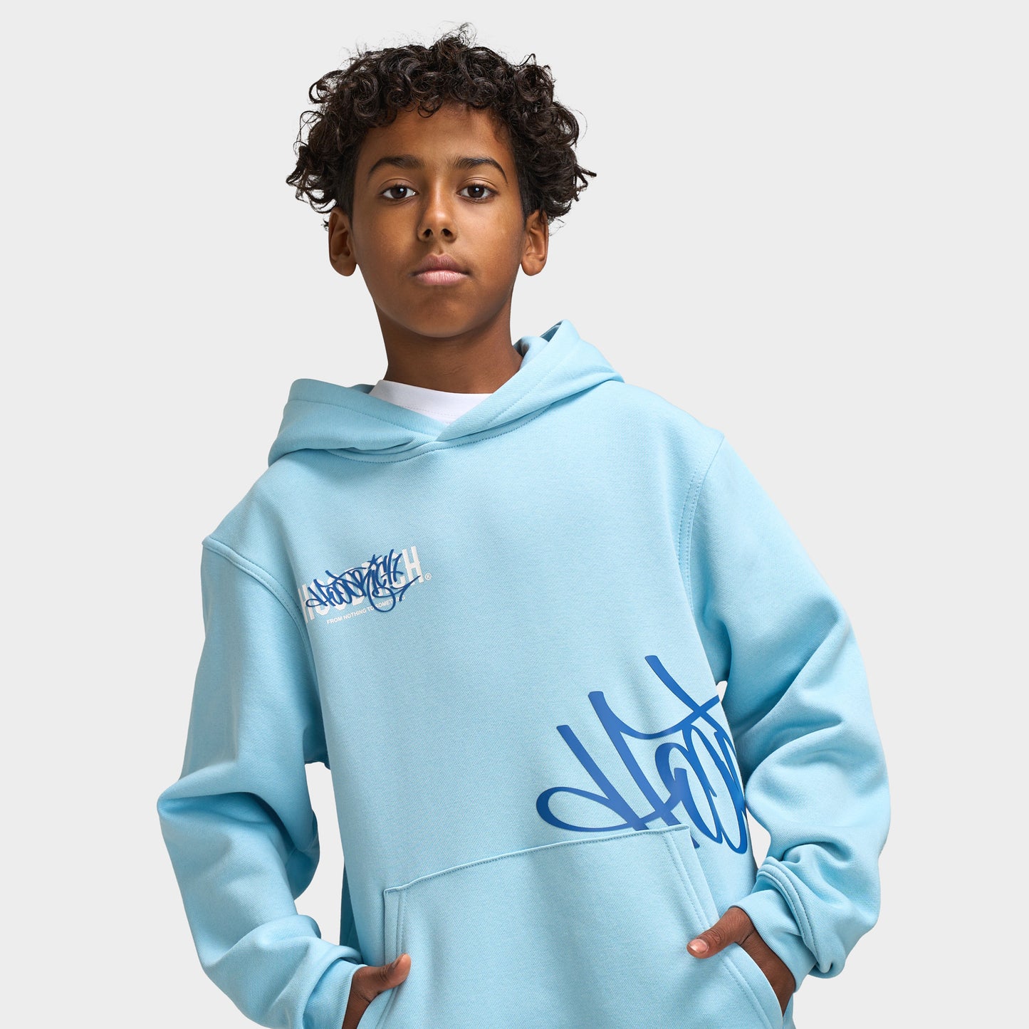 Hoodrich Juniors' Climb Oversized Hoodie / Clear Sky