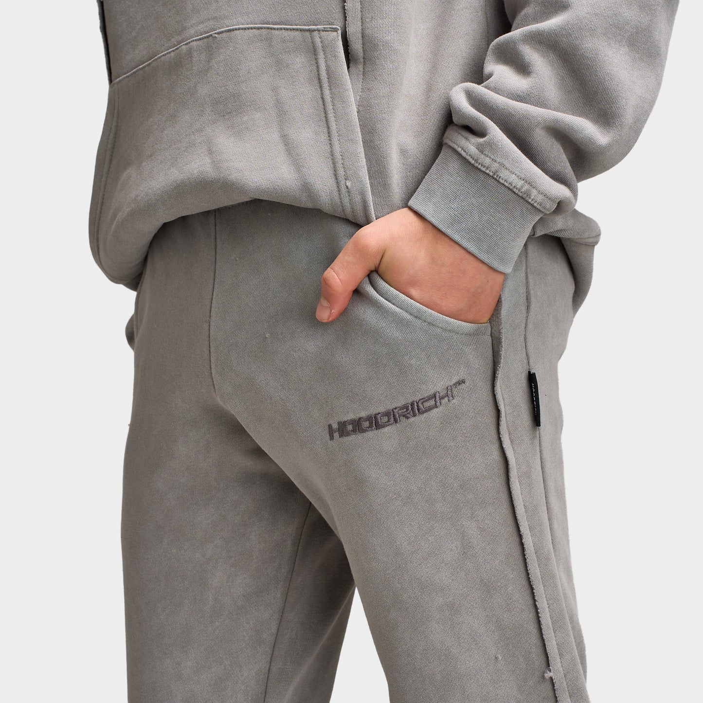 Hoodrich Junior Boys' Corrode Oversized Joggers / Silent Storm