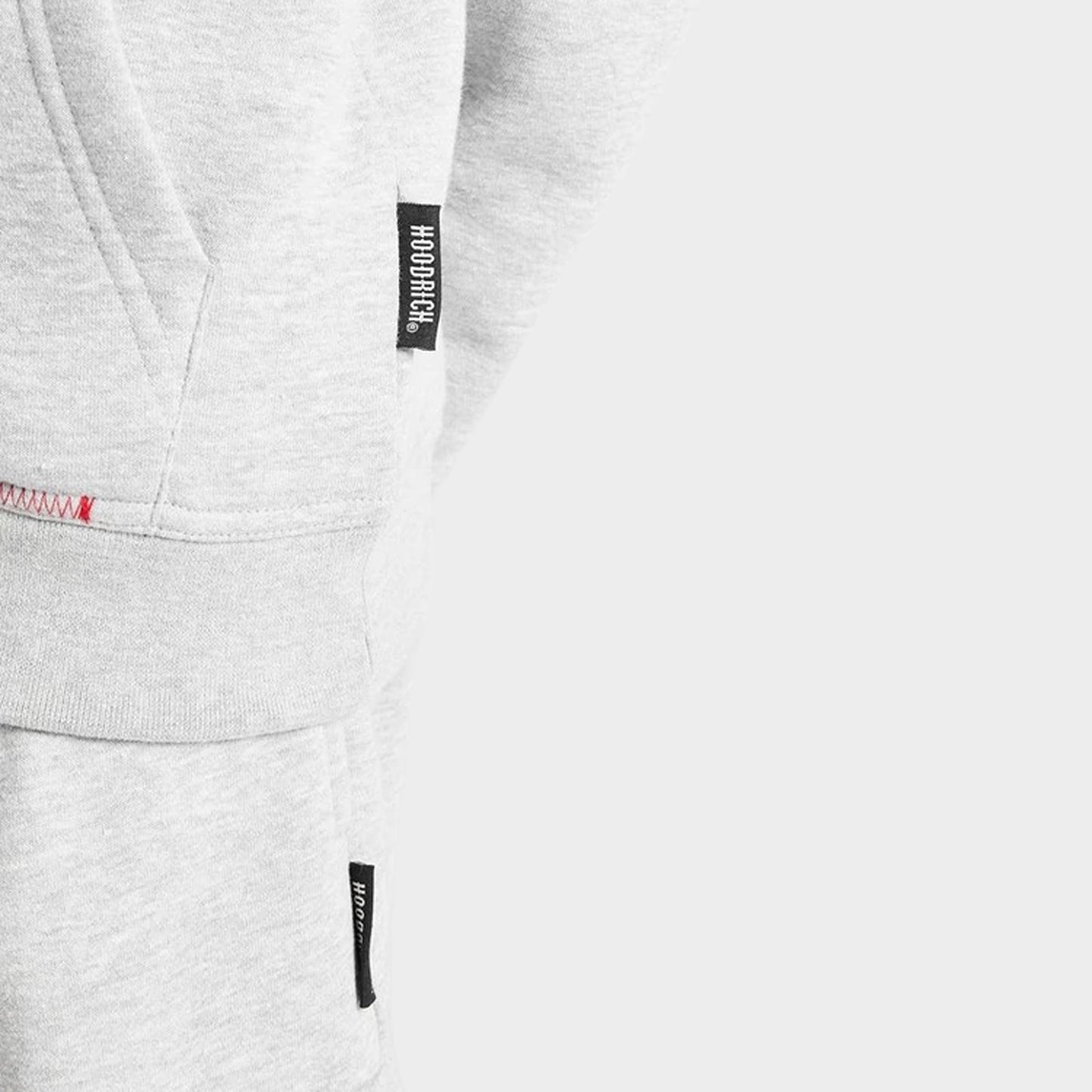 Hoodrich Juniors' Gothic Pullover Hoodie Heather Grey / White - Lychee