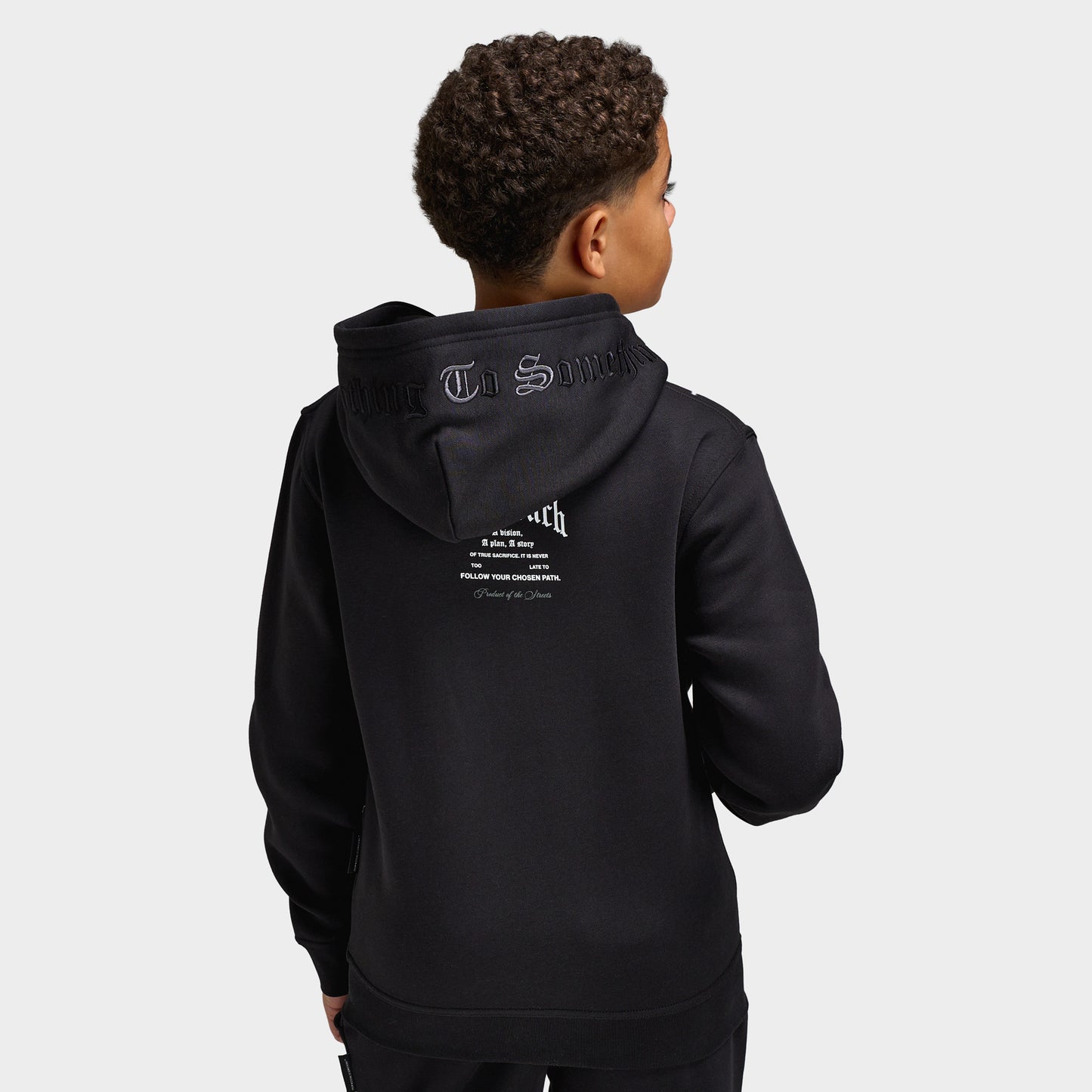 Hoodrich Juniors' Dark Lightning Fullzip Hoodie / Black