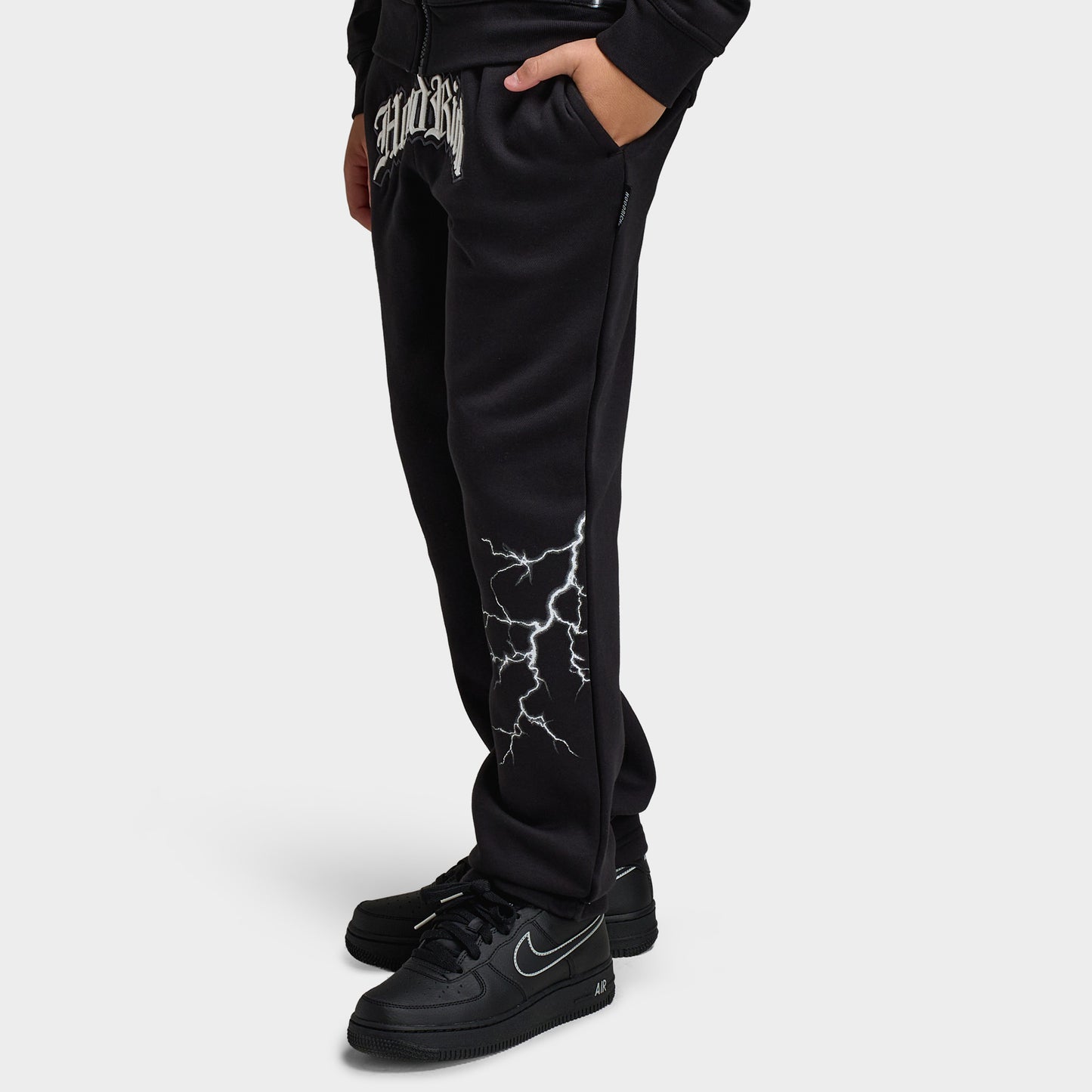 Hoodrich Juniors' Dark Lightning Open Hem / Black
